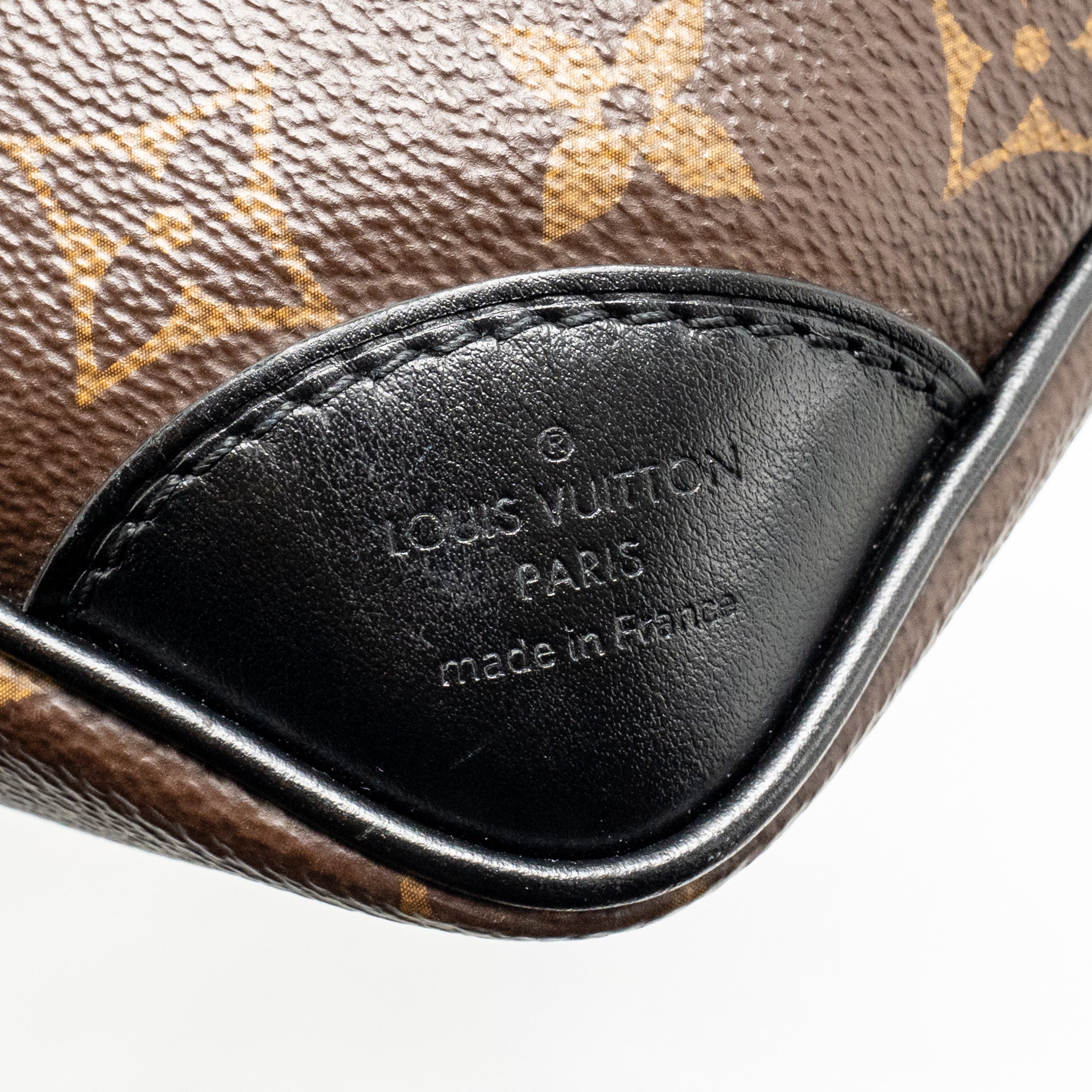 LOUIS VUITTON ODEON PM BAG MONOGRAM CANVAS BLACK GHW