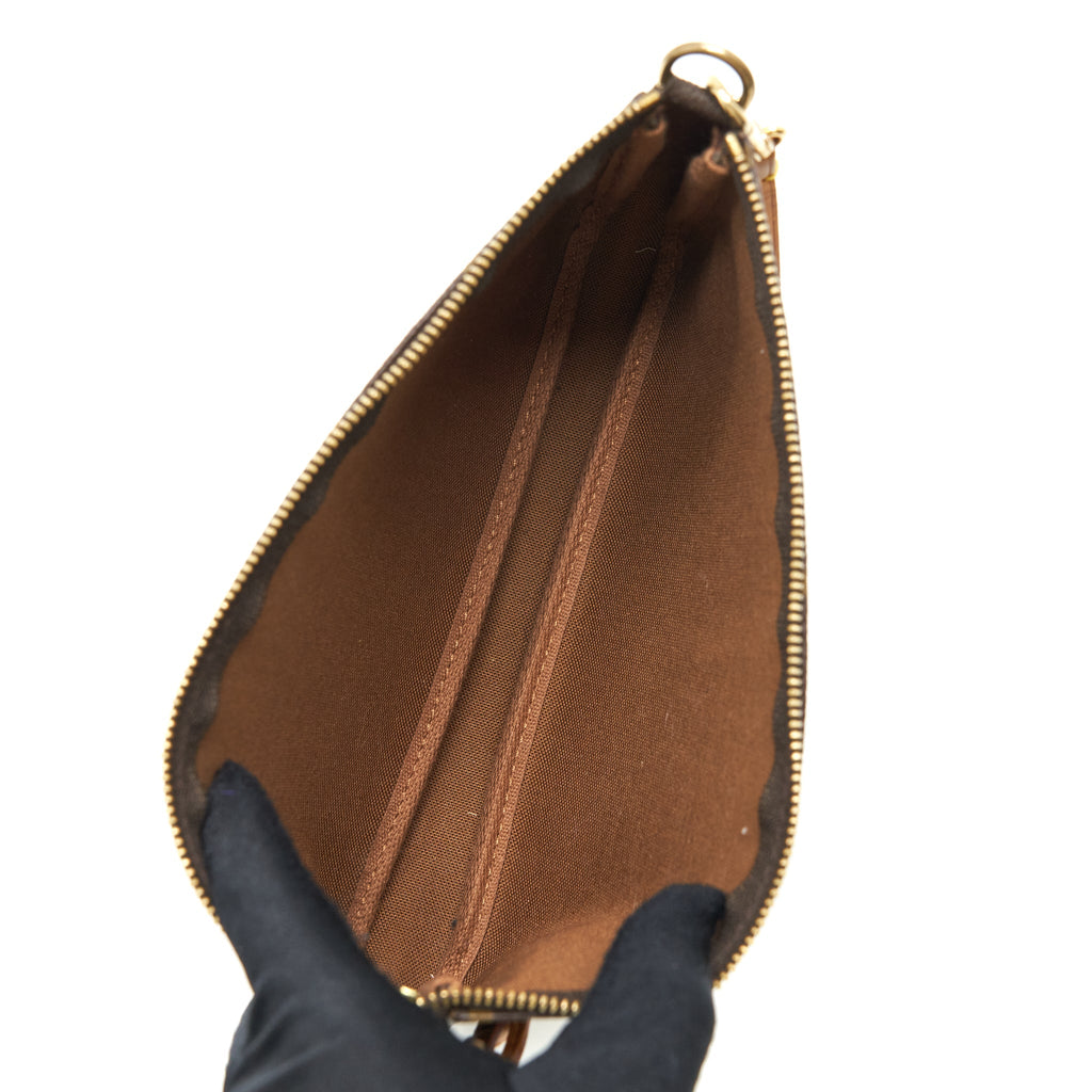 LOUIS VUITTON VINTAGE POCHETTE ACCESSORIES MONOGRAM CANVAS GHW