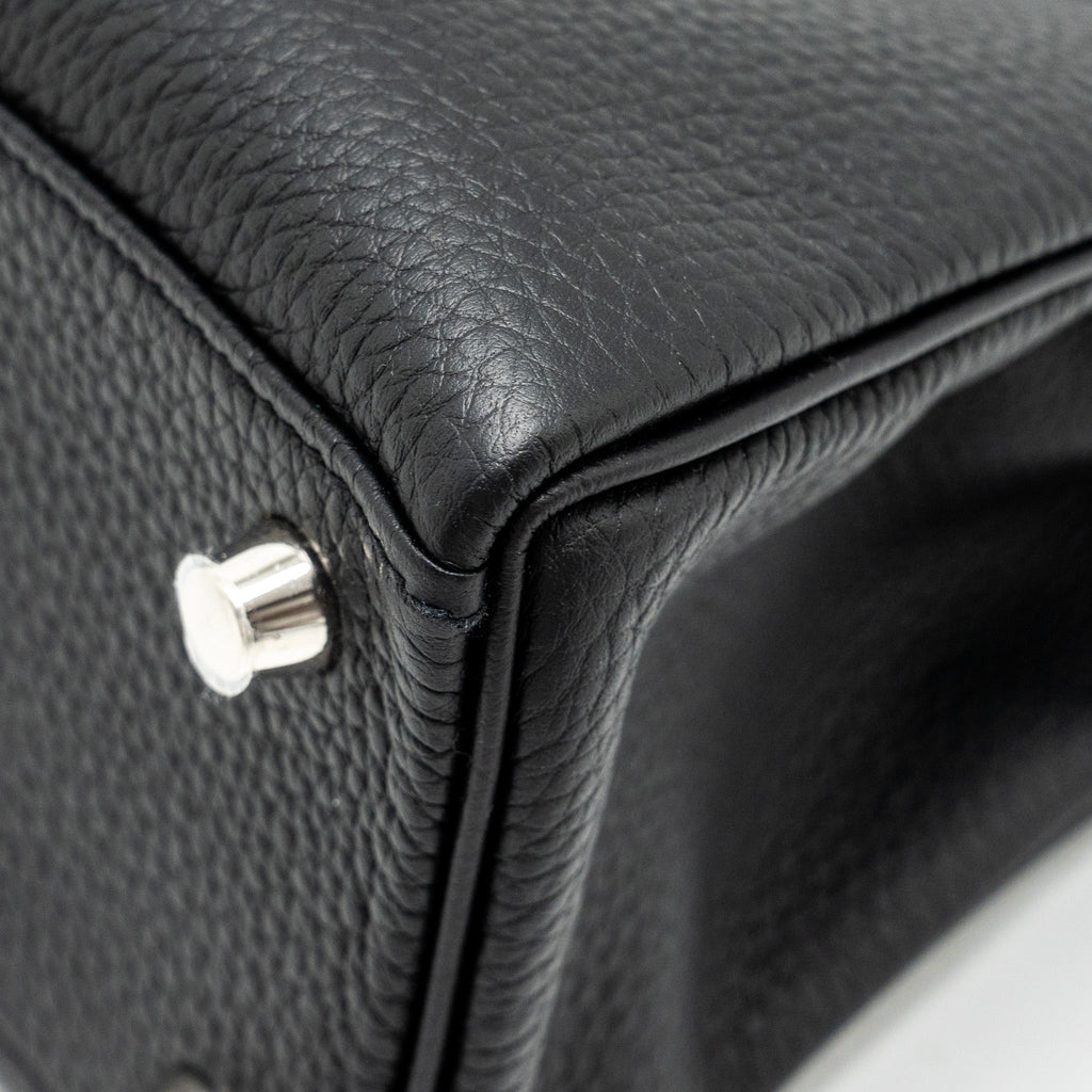 HERMES KELLY 25 TOGO BLACK SHW