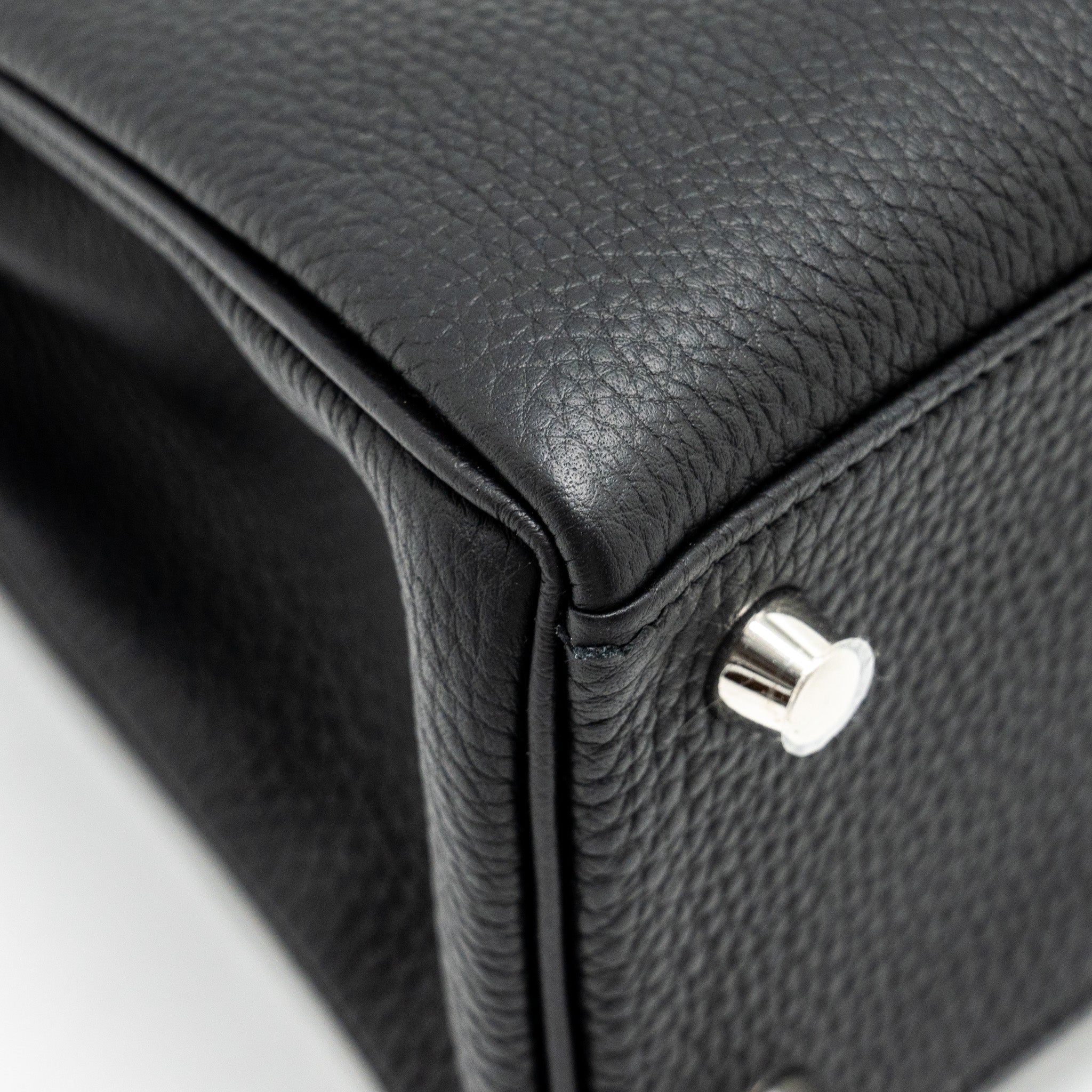 HERMES KELLY 25 TOGO BLACK SHW