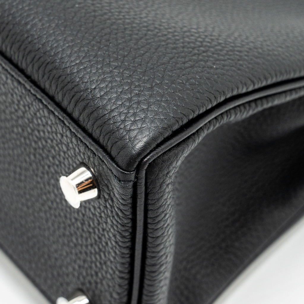 HERMES KELLY 25 TOGO BLACK SHW
