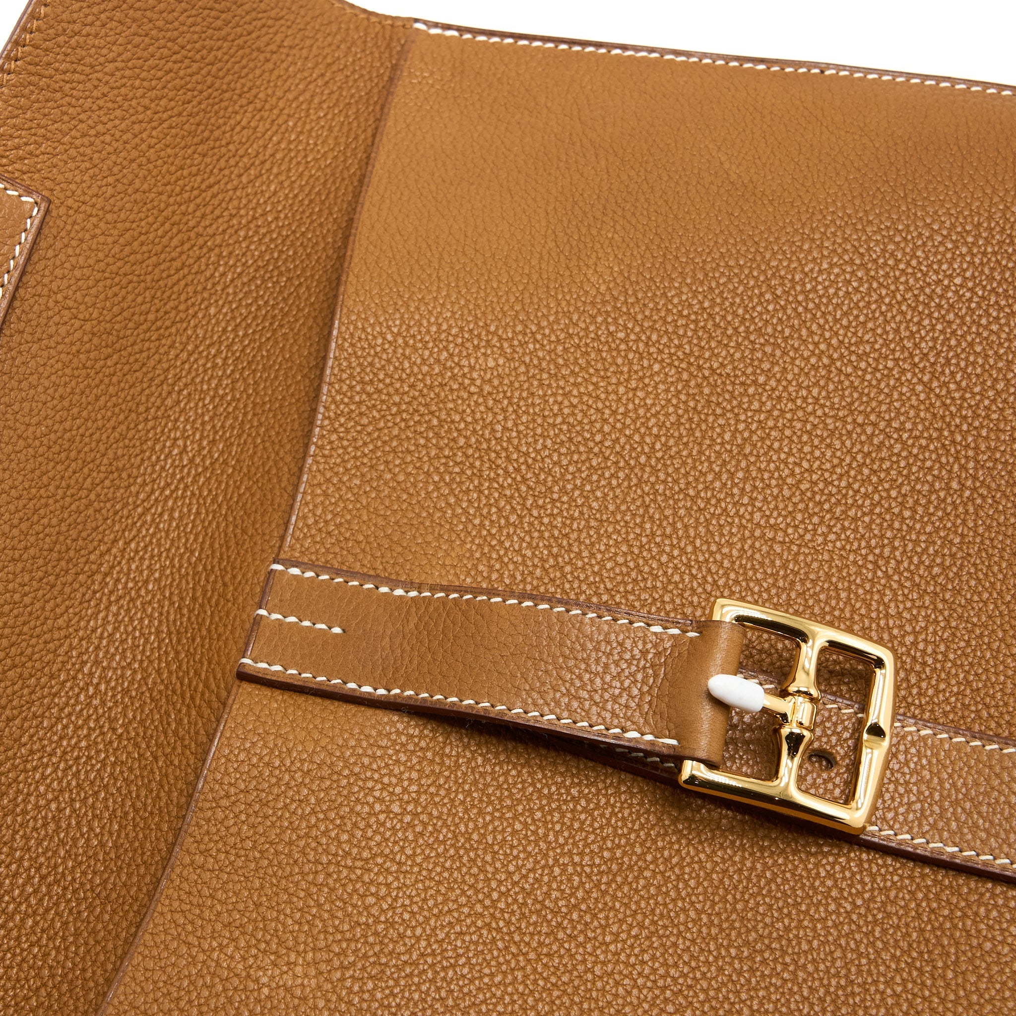 HERMES HALZAN 31 BARENIA FAUBOURG FAUVE GHW