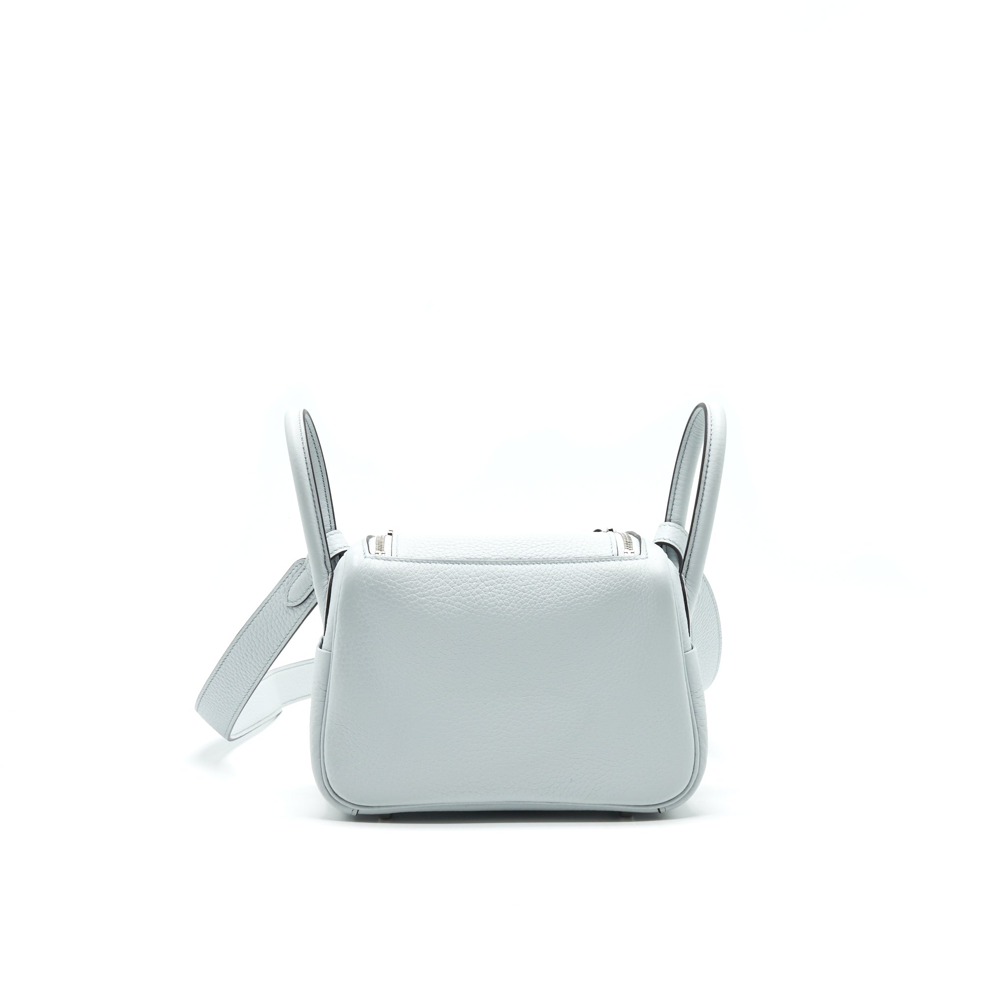 HERMES MINI LINDY 08 BLEU PALE SHW