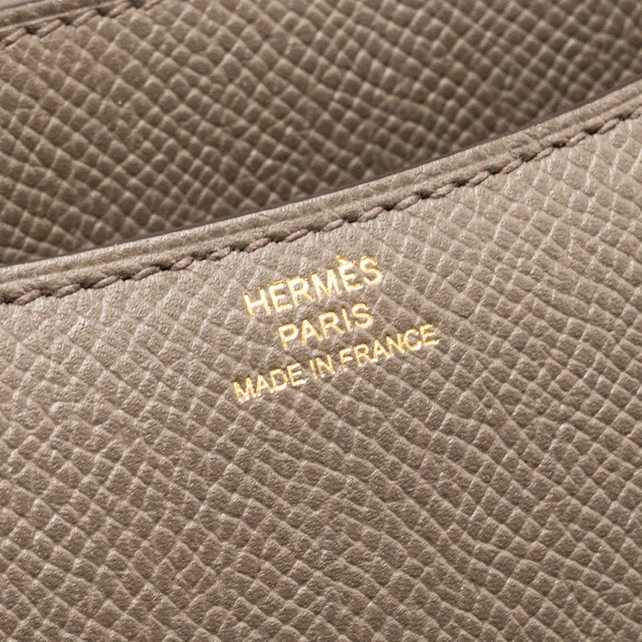 HERMES MINI CONSTANCE EPSOM GRIS ETAIN RGHW