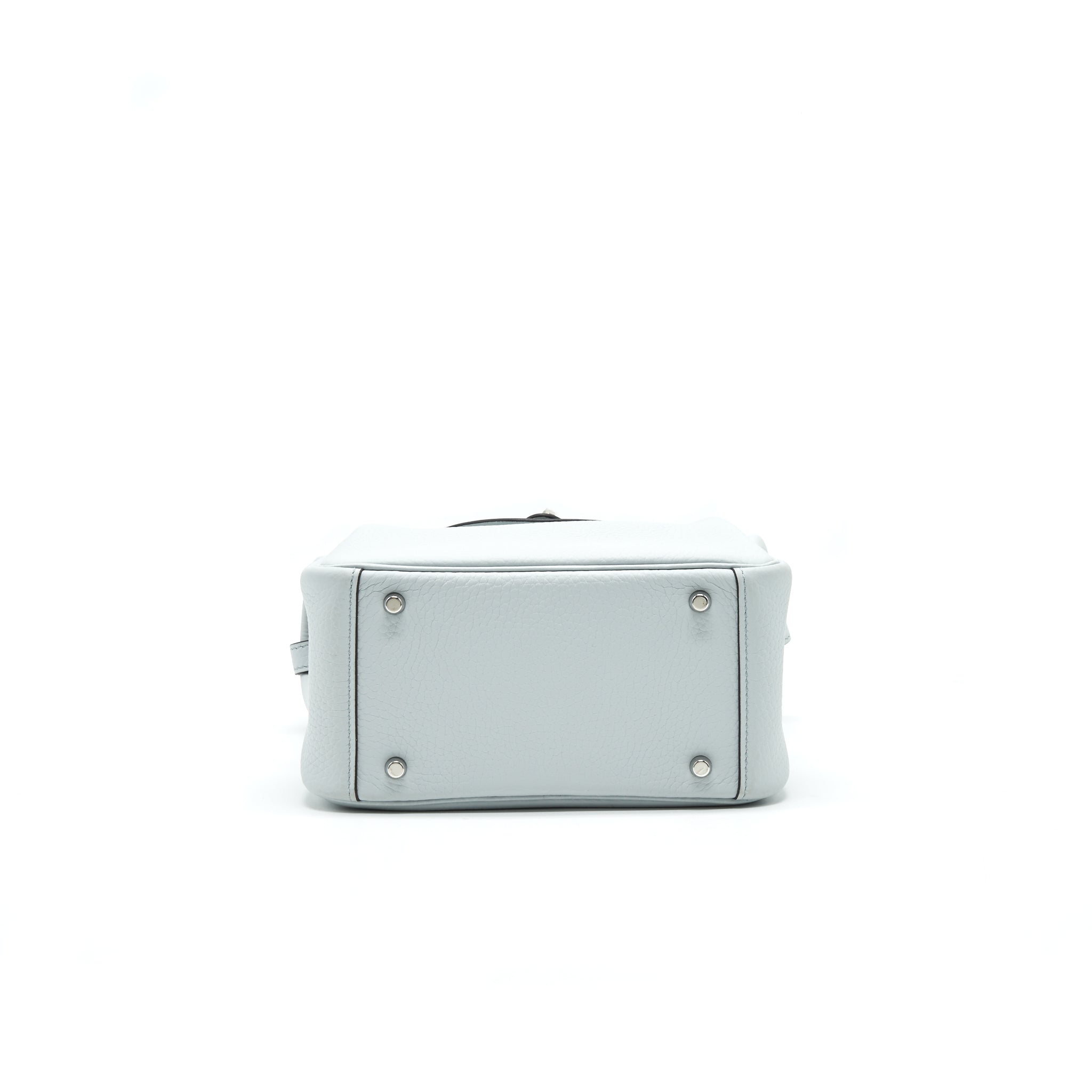 HERMES MINI LINDY 08 BLEU PALE SHW