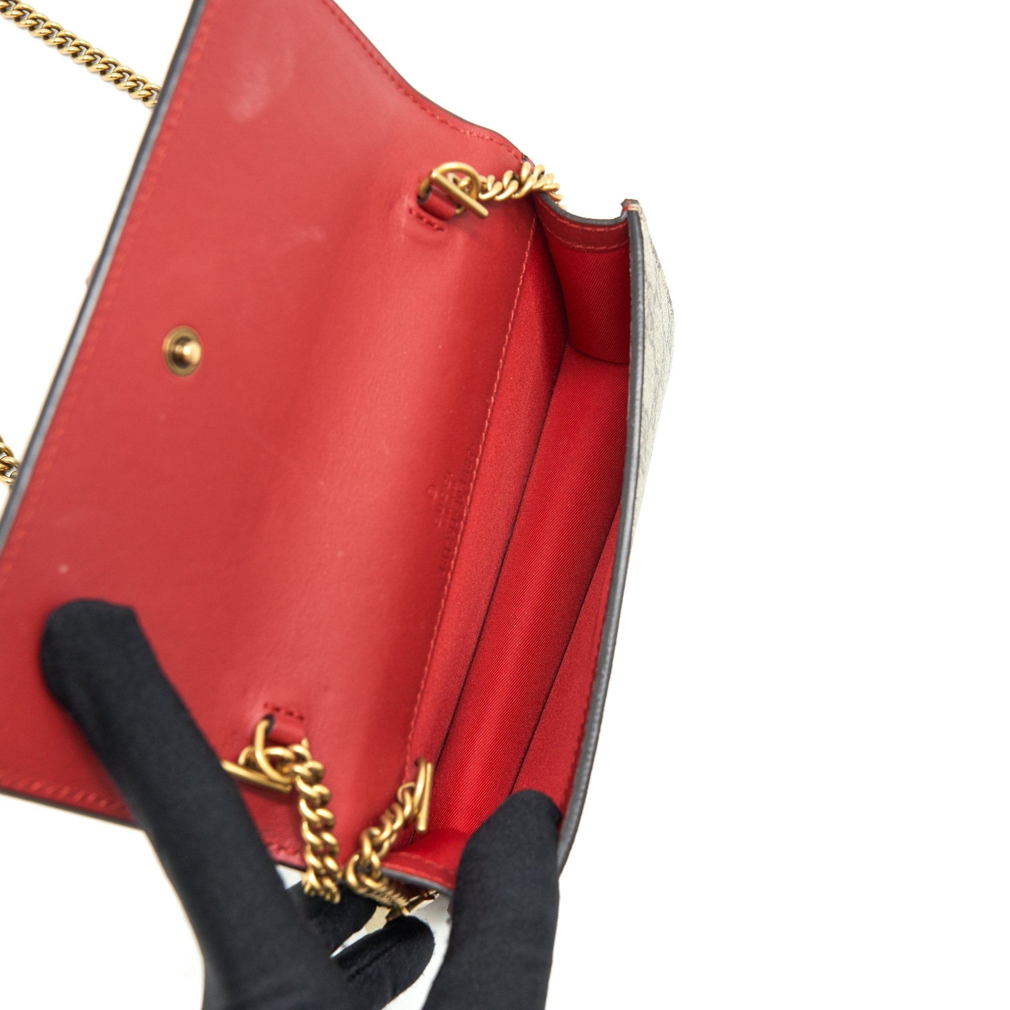 GUCCI CHERRIES WALLET ON CHAIN