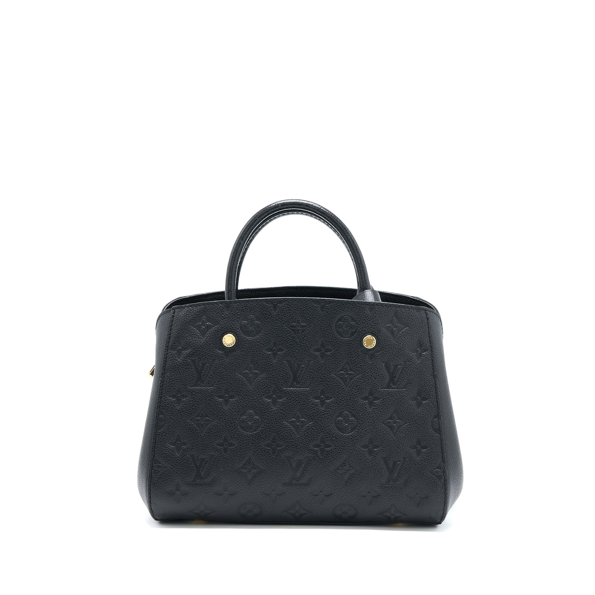 LOUIS VUITTON MONTAIGNE BB MONOGRAM EMPRENITE BLACK GHW