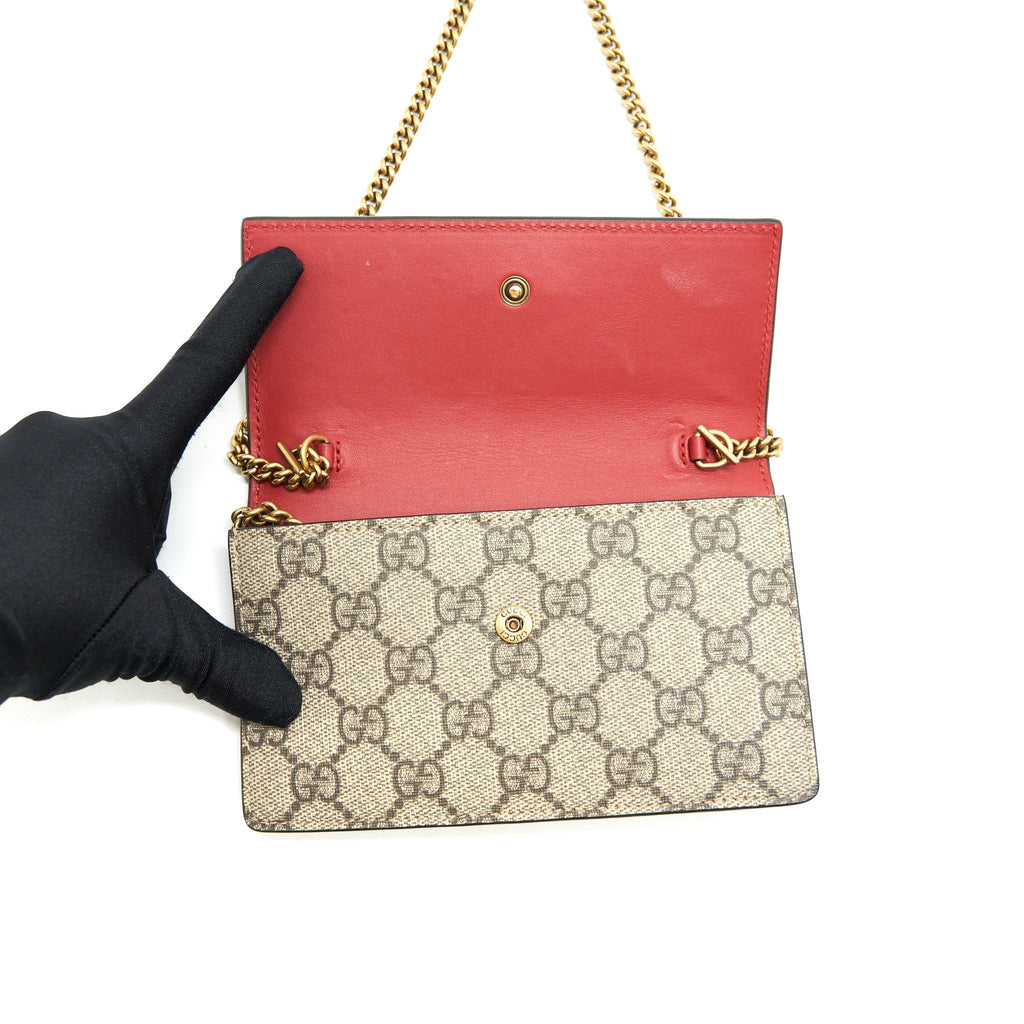 GUCCI CHERRIES WALLET ON CHAIN
