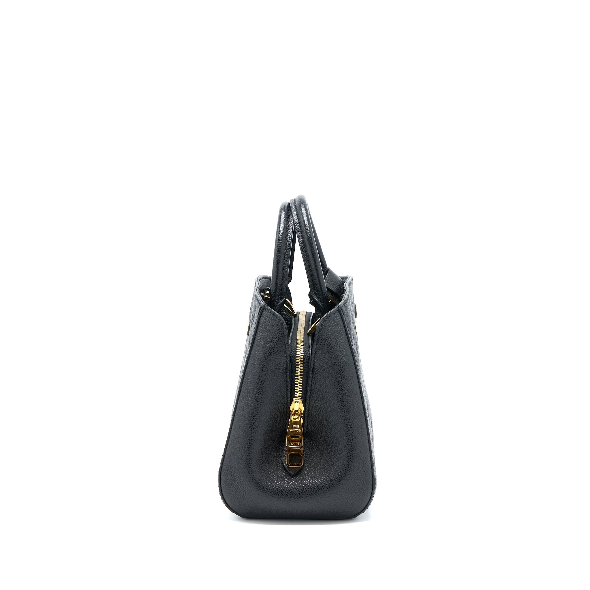 LOUIS VUITTON MONTAIGNE BB MONOGRAM EMPRENITE BLACK GHW