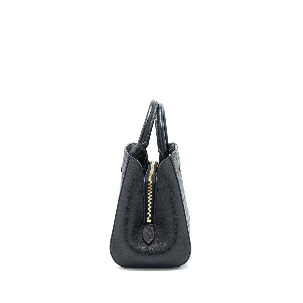 LOUIS VUITTON MONTAIGNE BB MONOGRAM EMPRENITE BLACK GHW