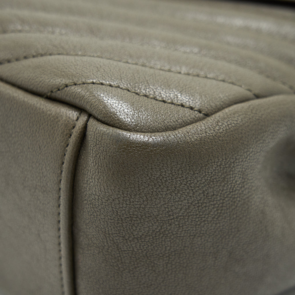 YSL COLLEGE LARGE SIZE OLIVE GREY COLOUR IN SHW