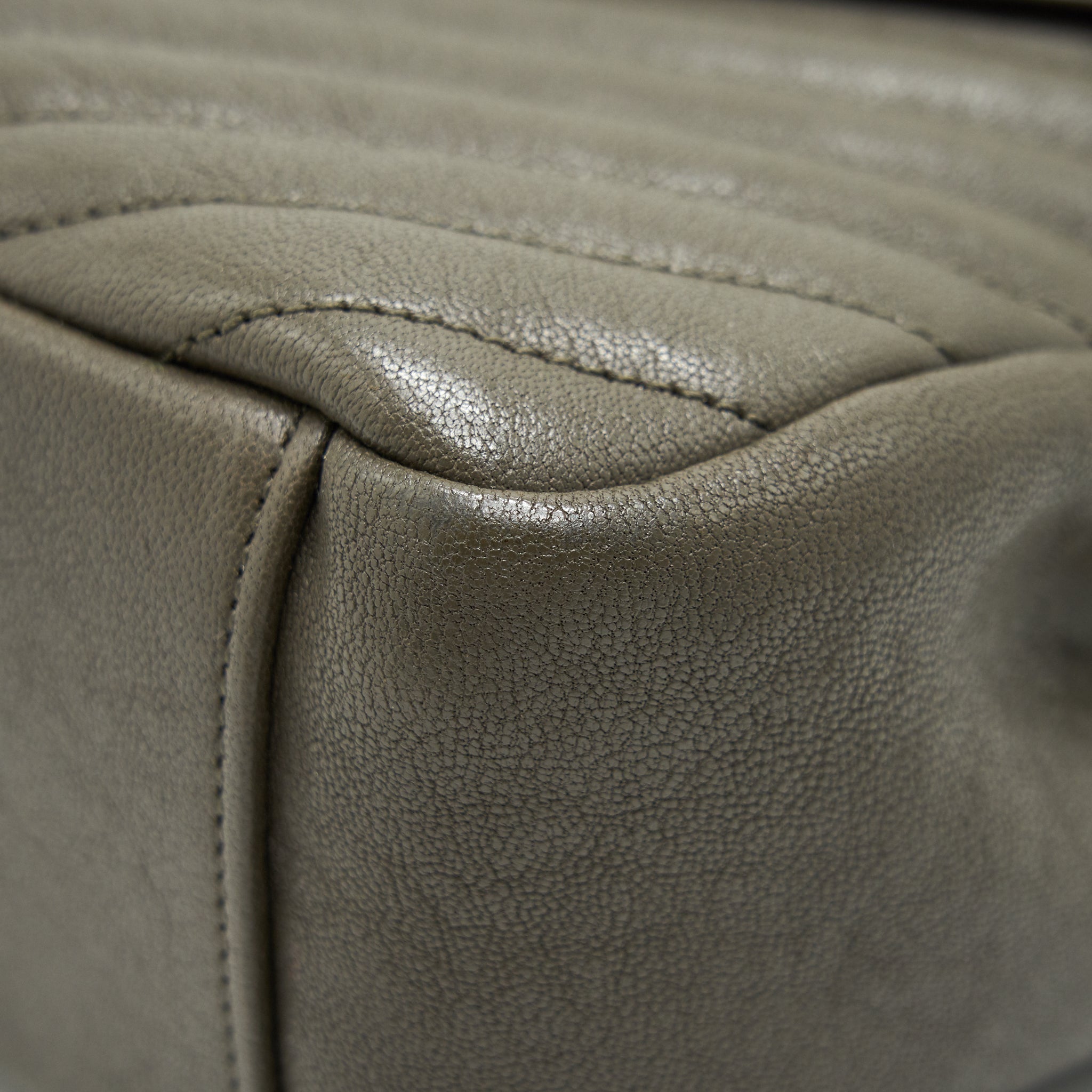 YSL COLLEGE LARGE SIZE OLIVE GREY COLOUR IN SHW