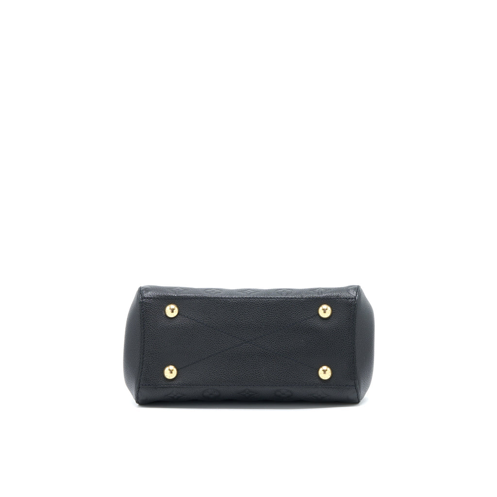 LOUIS VUITTON MONTAIGNE BB MONOGRAM EMPRENITE BLACK GHW
