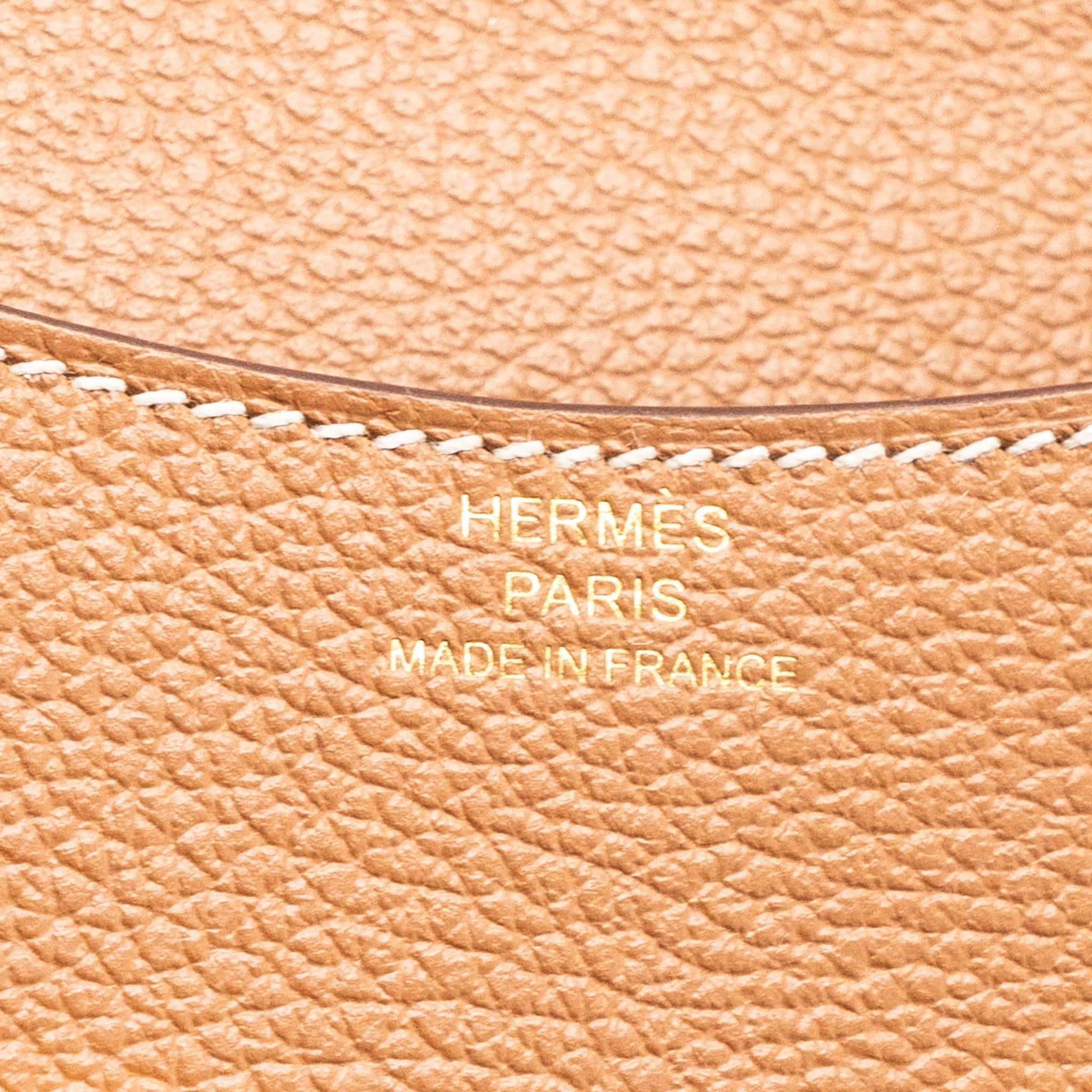 HERMES CONSTANCE EVERCOLOR GOLD GHW