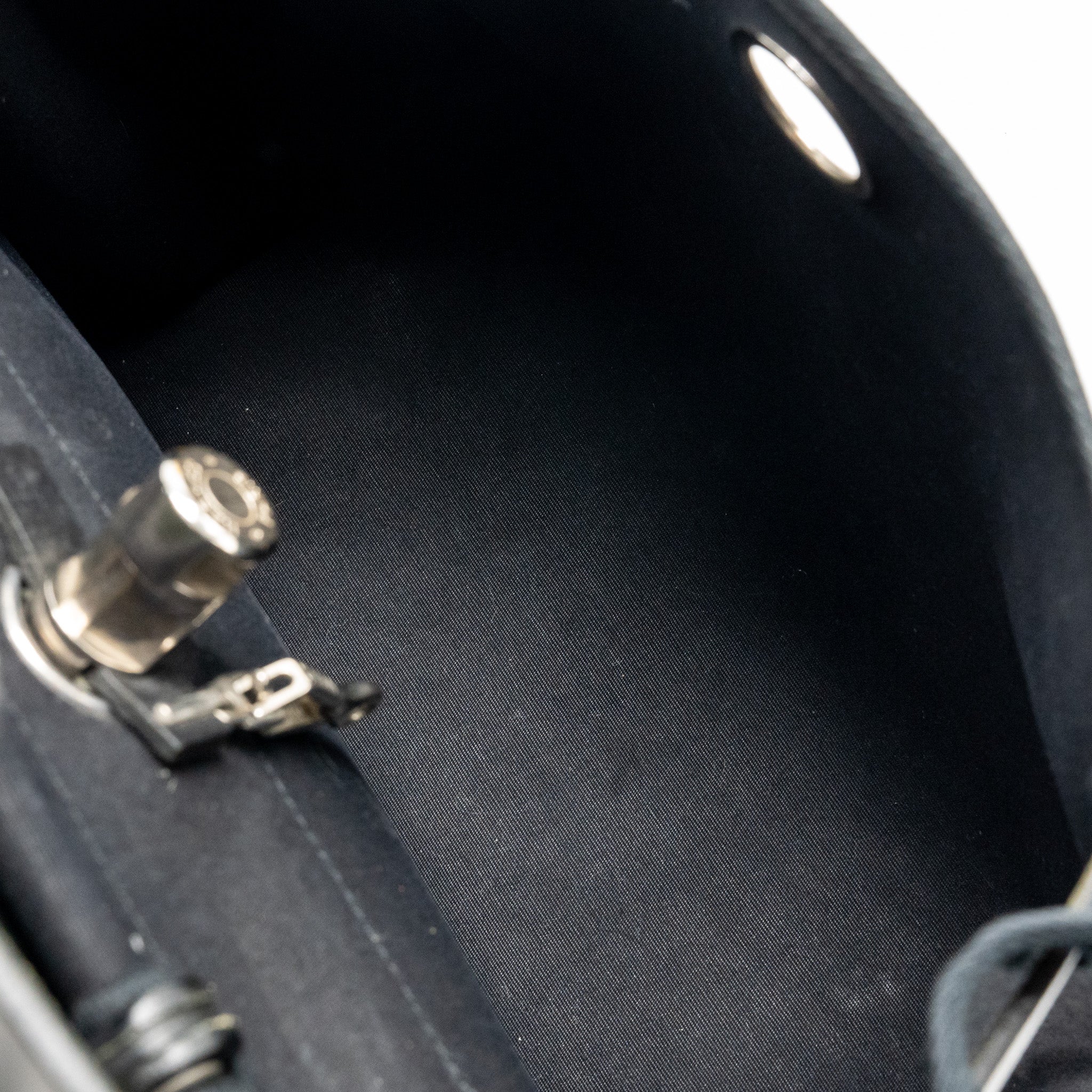 HERMES HERBAG 31 ZIP BAG CANVAS/HUNTER LEATHER BLACK SHW
