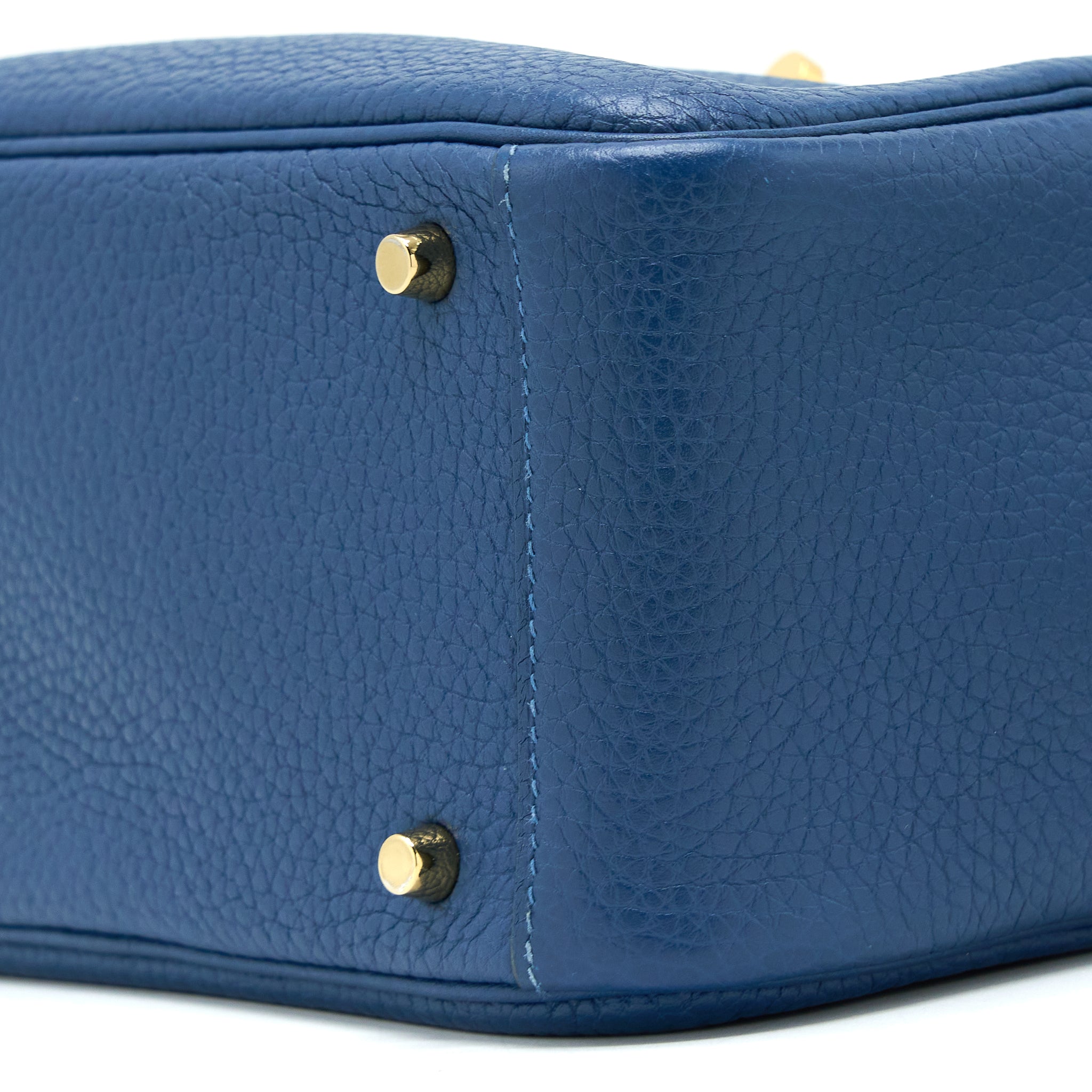 HERMES MINI LINDY CLEMENCE DEEP BLUE GHW