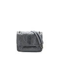 SAINT LAURENT/YSL NIKI BABY DARK GREY WITH GREY HARDWARE