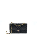 CHANEL CLASSIC DOUBLE FLAP BAG CAVIAR BLACK GHW