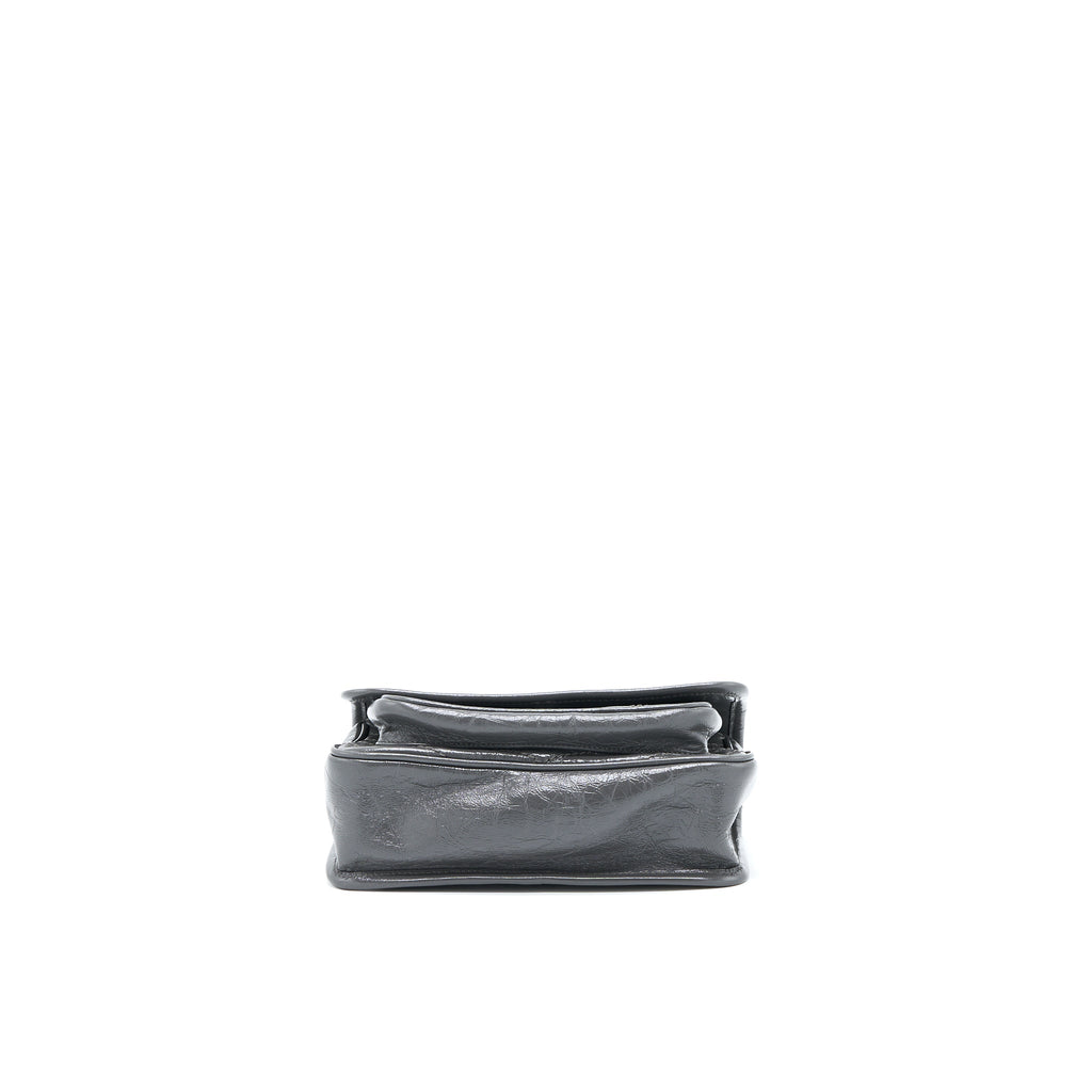 SAINT LAURENT/YSL NIKI BABY DARK GREY WITH GREY HARDWARE