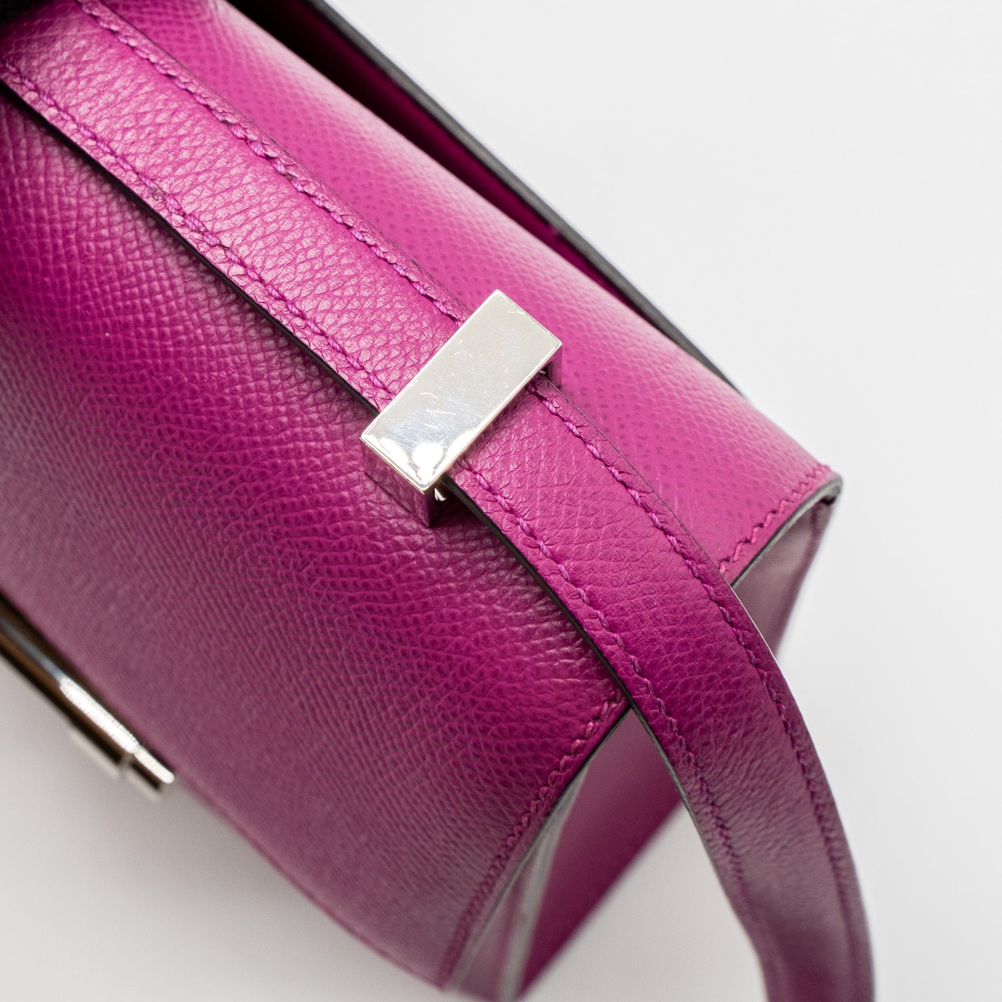 HERMES VERROU 21 EPSOM L3 ROSE PURPLE SHW