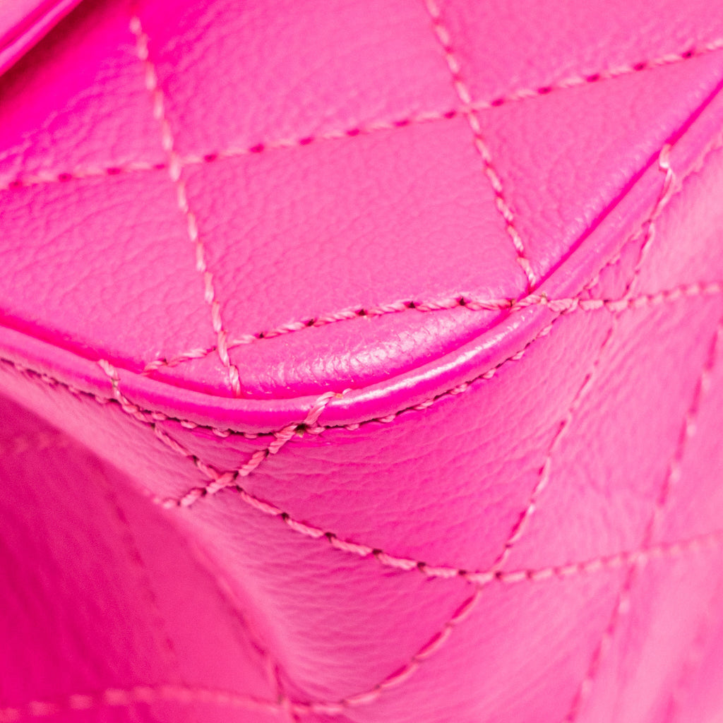 CHANEL MINI 2.55 REISSUE FLAP BAG GOATSKIN PINK SHW