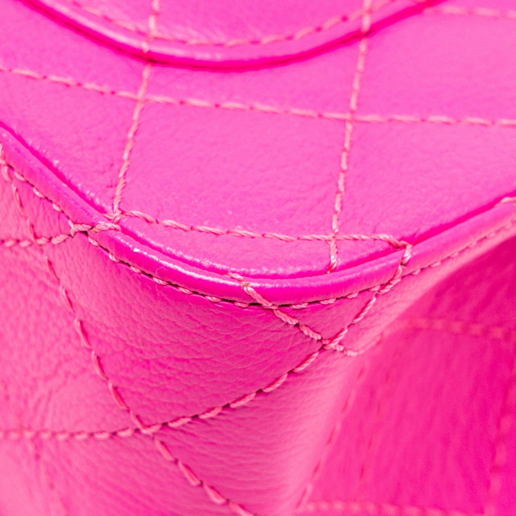 CHANEL MINI 2.55 REISSUE FLAP BAG GOATSKIN PINK SHW