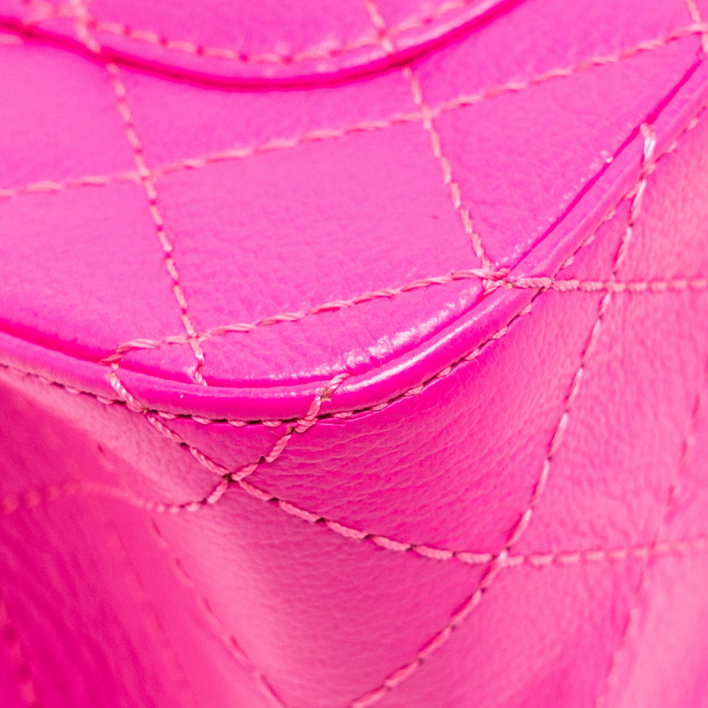 CHANEL MINI 2.55 REISSUE FLAP BAG GOATSKIN PINK SHW