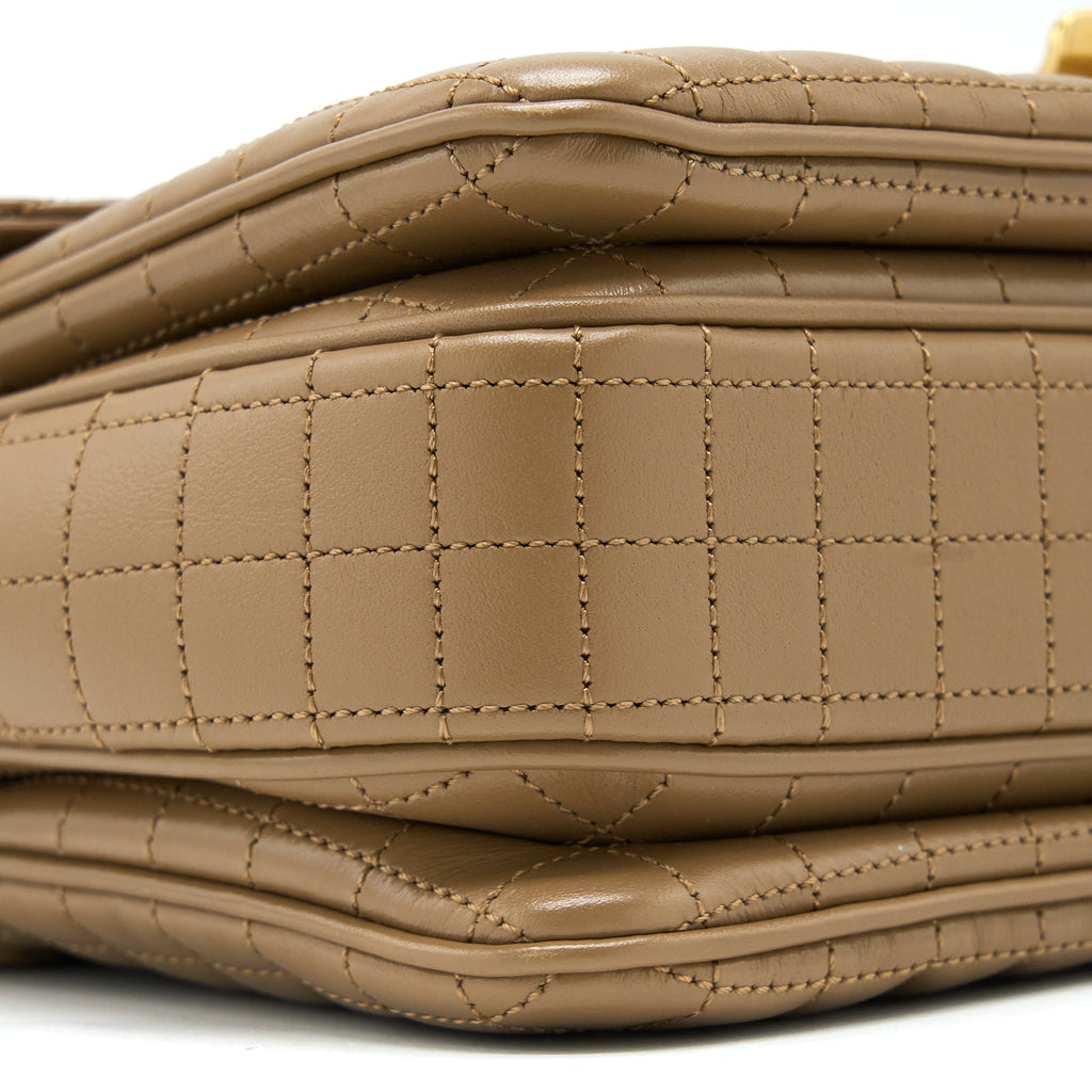 CELINE C BAG CALFSKIN LIGHT CAMEL GHW