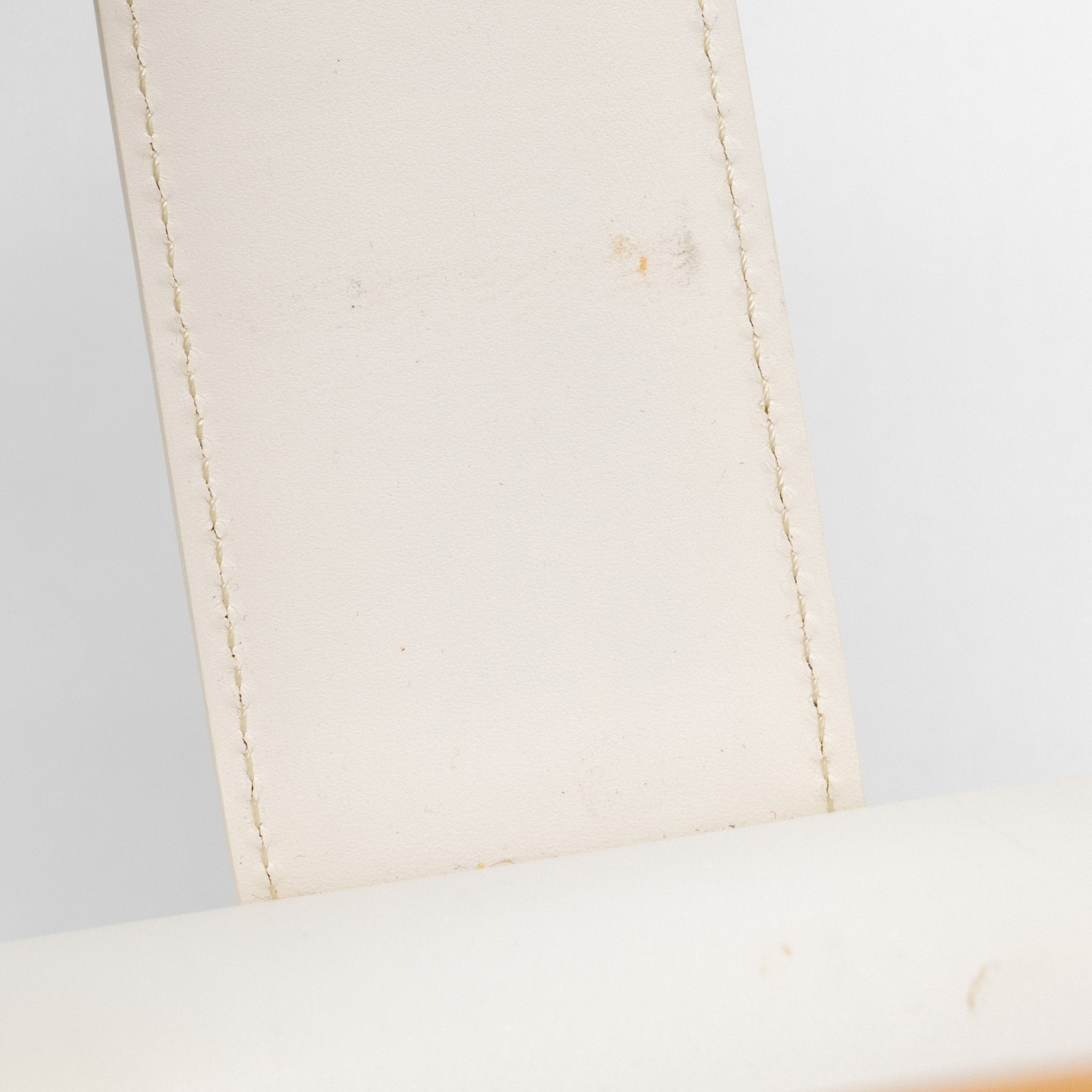 GOYARD STRUCTURE SAIGON PM BAG CANVAS / CALFSKIN WHITE SHW