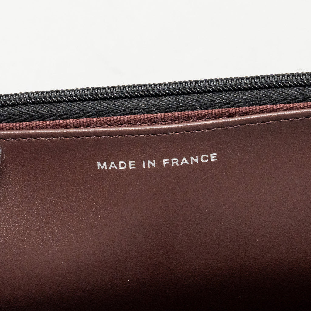 CHANEL CLASSIC WALLET ON CHAIN CAVIAR BLACK SHW (MICROCHIP)