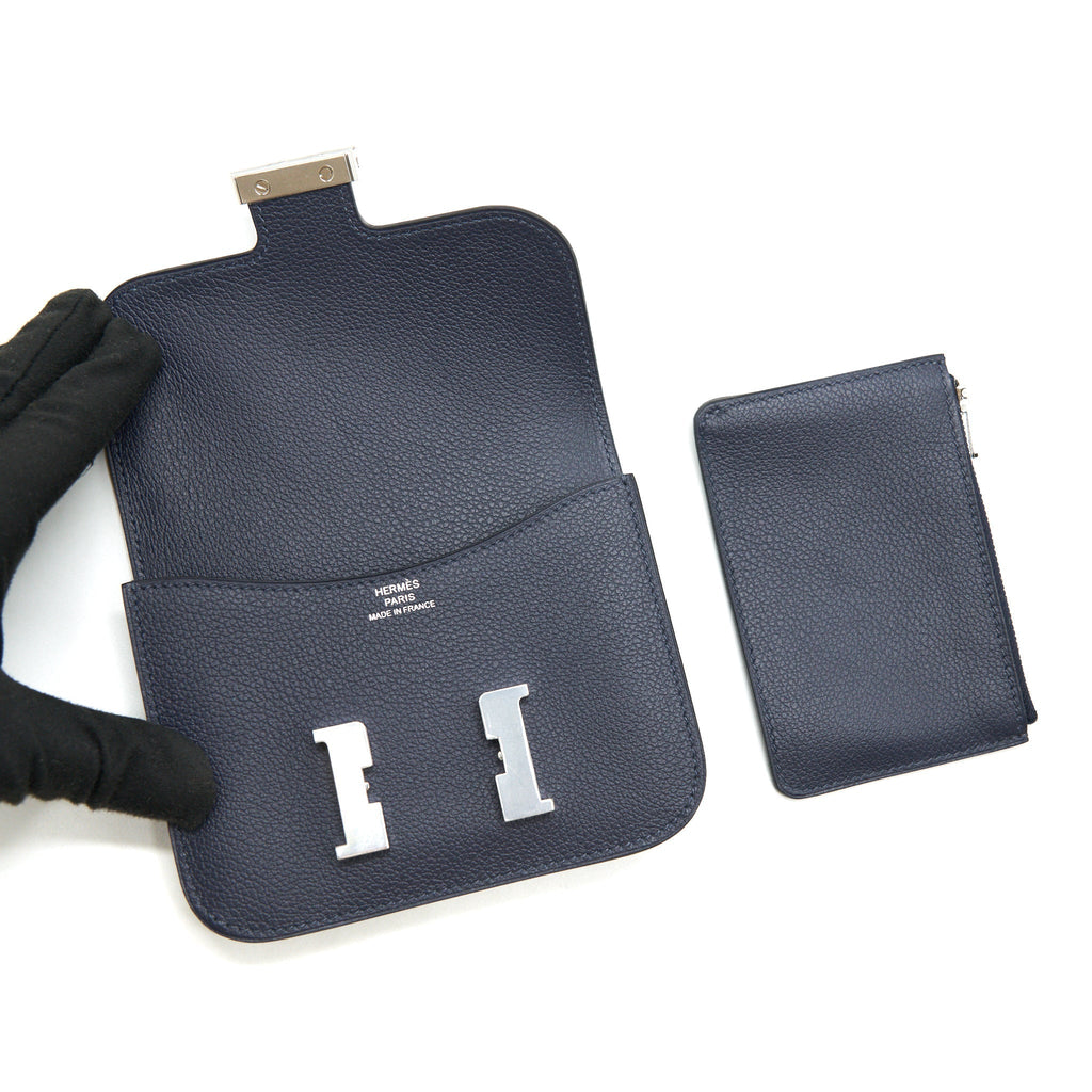 HERMES CONSTANCE SLIM EVERCOLOR BLUE NUIT SHW