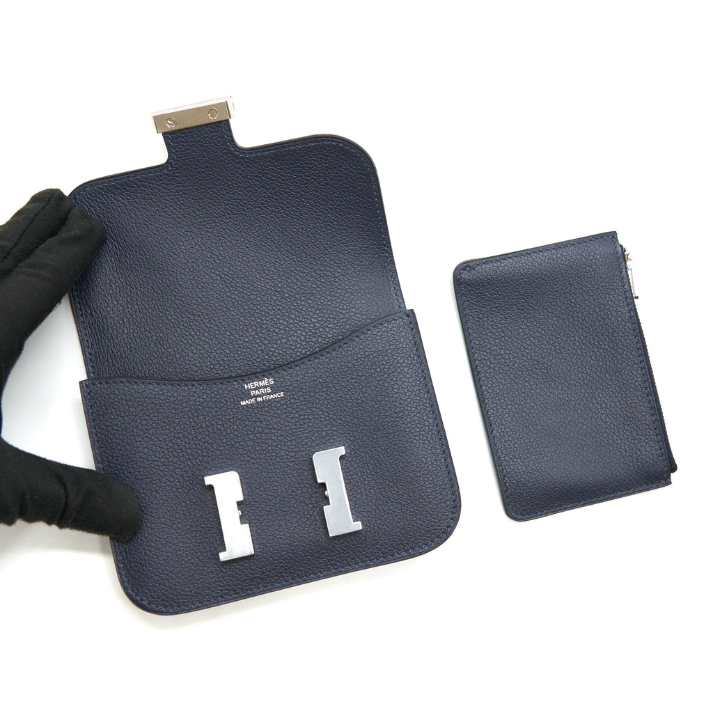 HERMES CONSTANCE SLIM EVERCOLOR BLUE NUIT SHW