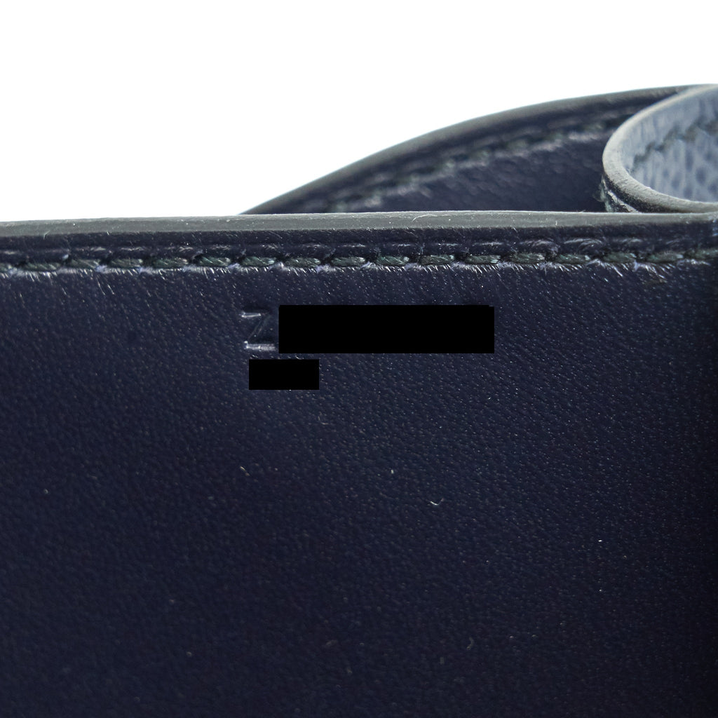 HERMES MINI CONSTANCE BLUE INDIGO GHW