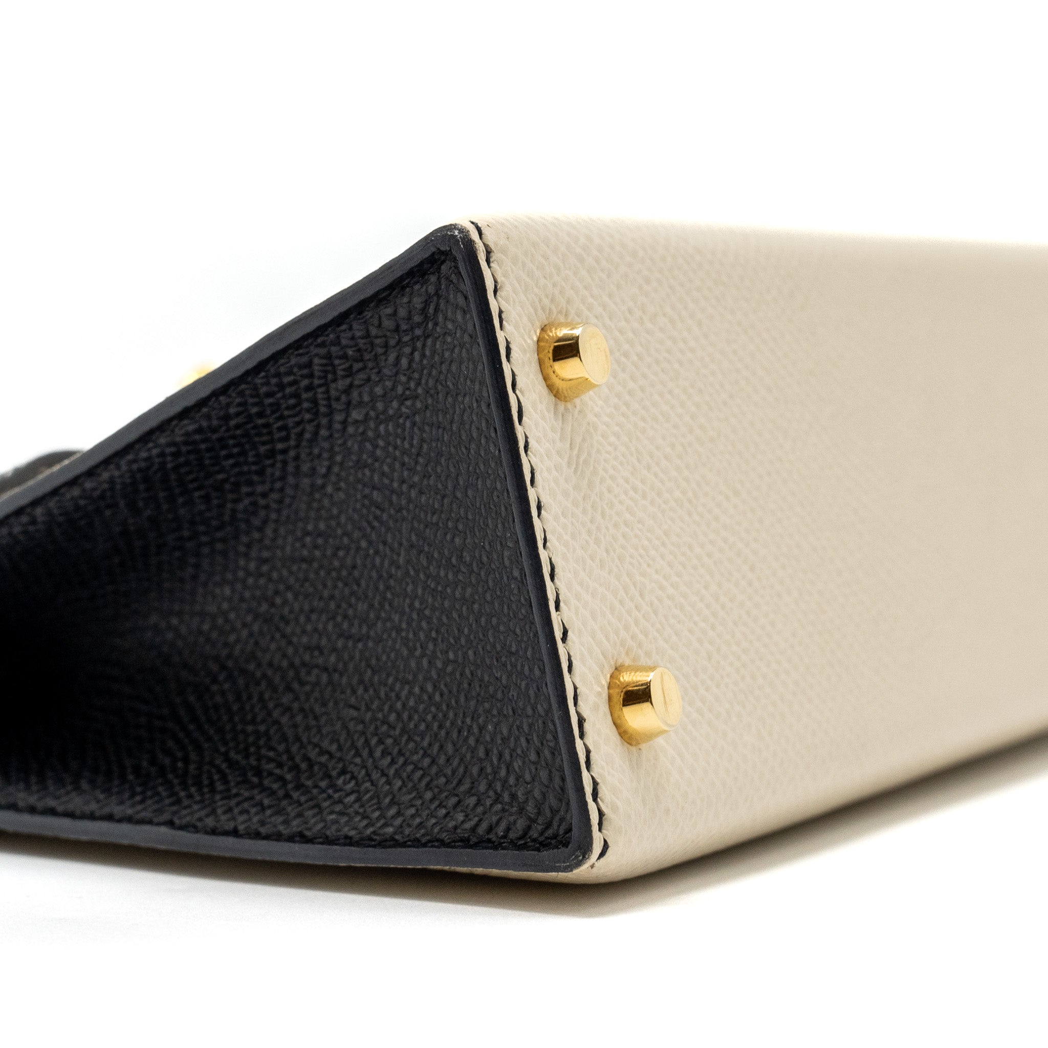 HERMES MINI KELLY SPECIAL ORDER EPSOM NATA/BLACK GHW