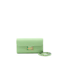 HERMES CONSTANCE TO GO EPSOM VERT CRIQUET WITH ALLIGATOR MULTICOLOUR BUCKLE GHW