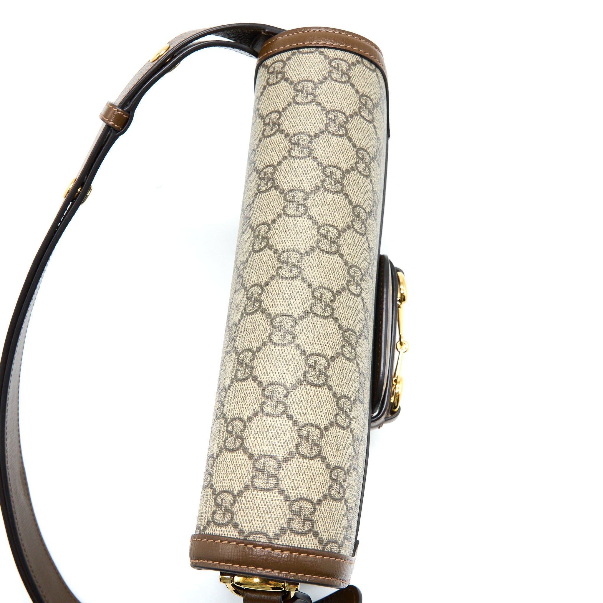 GUCCI HORSEBIT 1955 BAG GG SUPREME CANVAS GHW