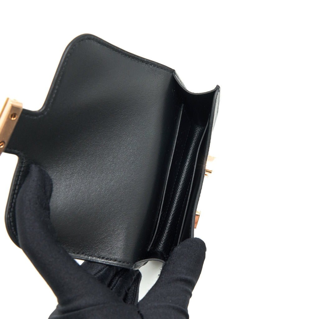 HERMES CONSTANCE SLIM EPSOM BLACK RGHW