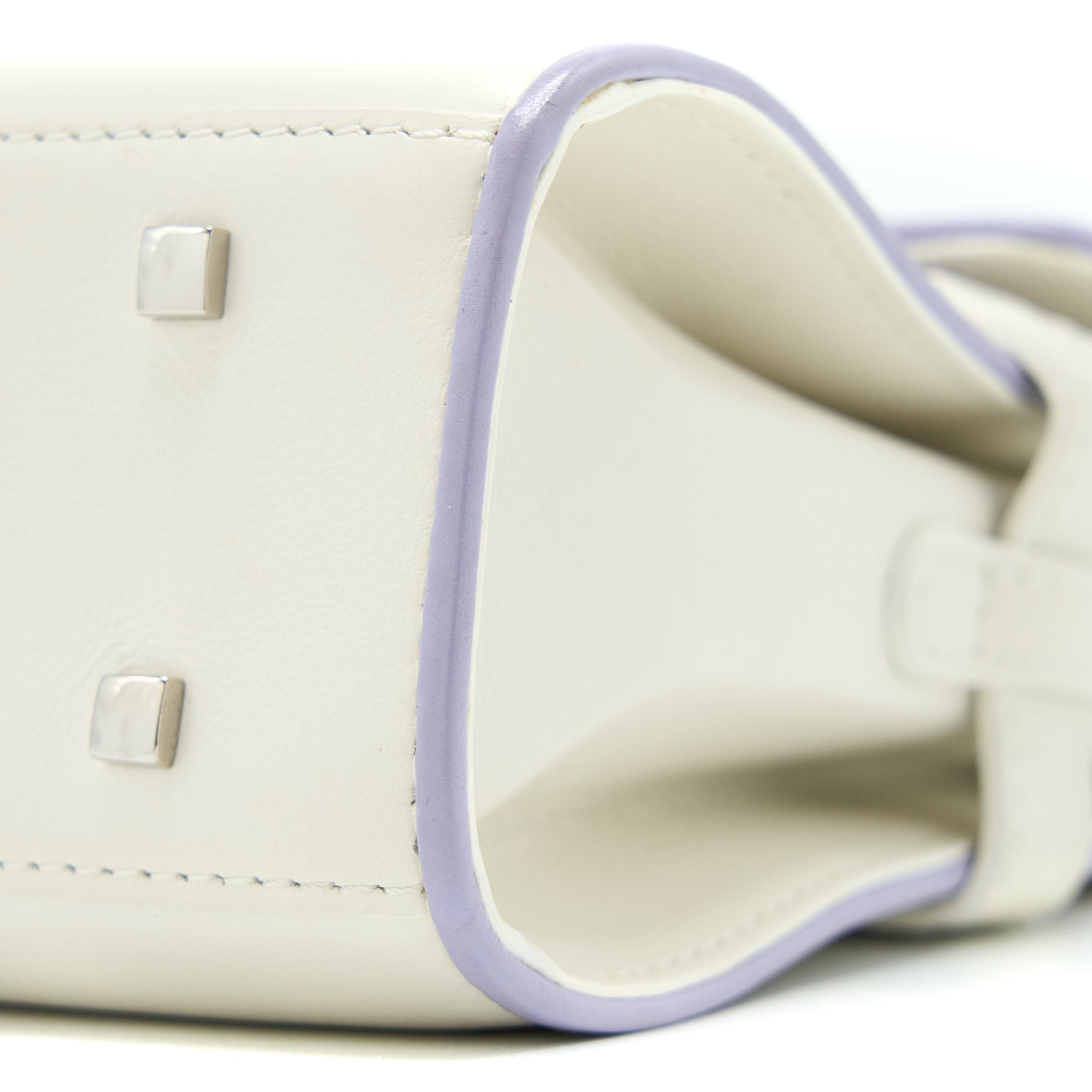 DELVAUX TEMPETE TOTE BAG CALFSKIN WHITE/MULTICOLOUR SHW