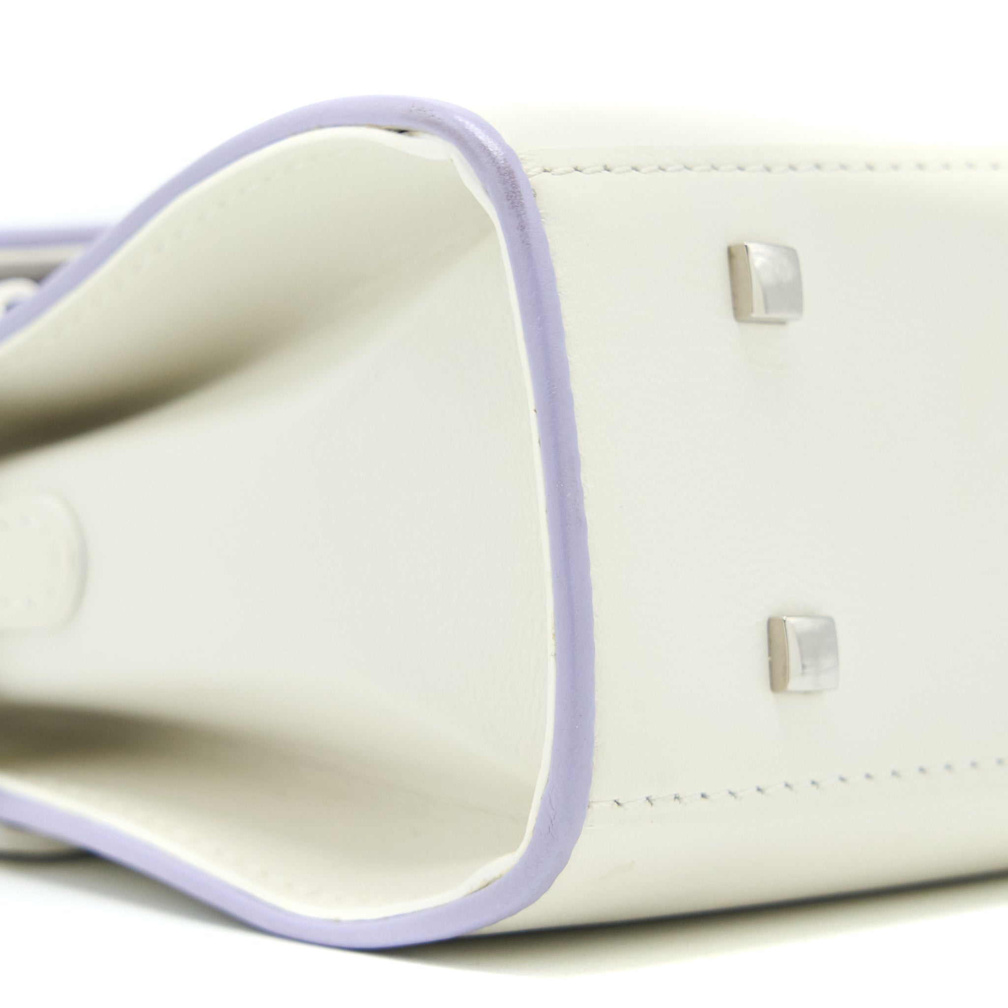 DELVAUX TEMPETE TOTE BAG CALFSKIN WHITE/MULTICOLOUR SHW