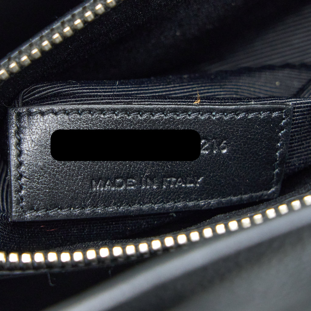 SAINT LAURENT SAC DE JOUR BABE GRAINED CALFSKIN BLACK SHW