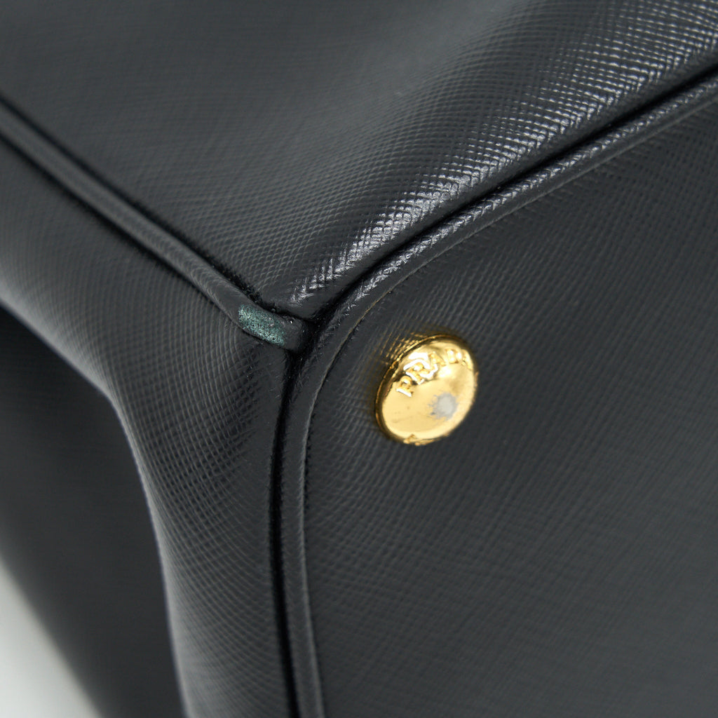 PRADA SAFFIANO TOTE BAG BLACK GHW