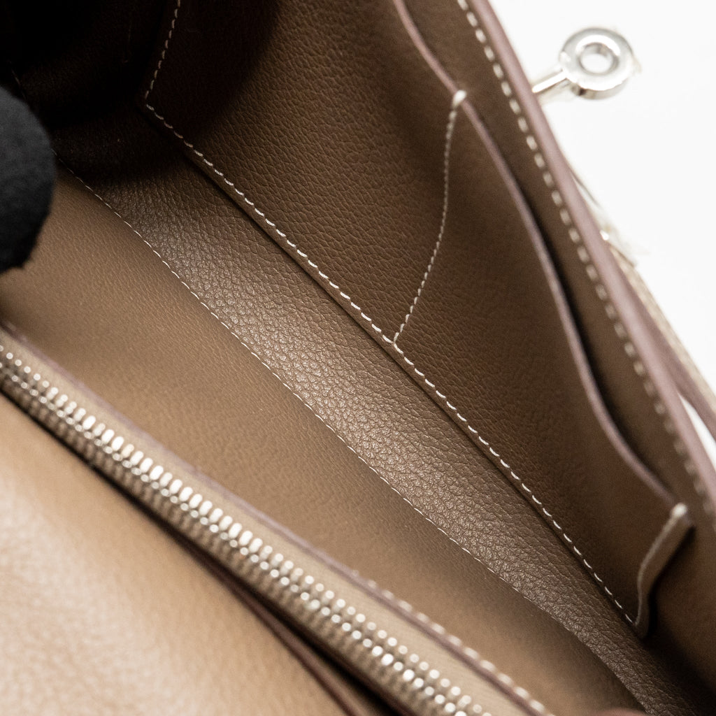 HERMES CLASSIC KELLY TO GO EVERCOLOR ETOUPE SHW