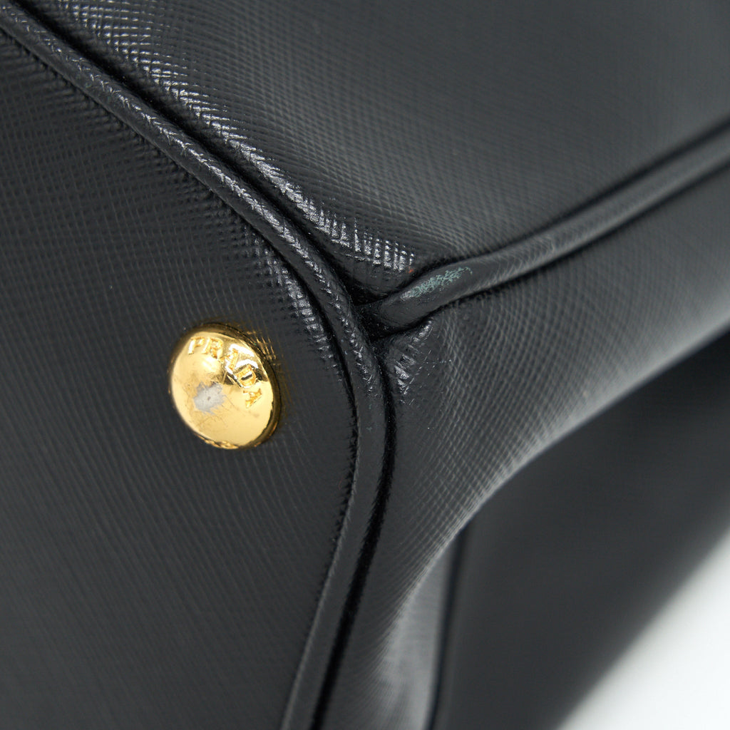 PRADA SAFFIANO TOTE BAG BLACK GHW