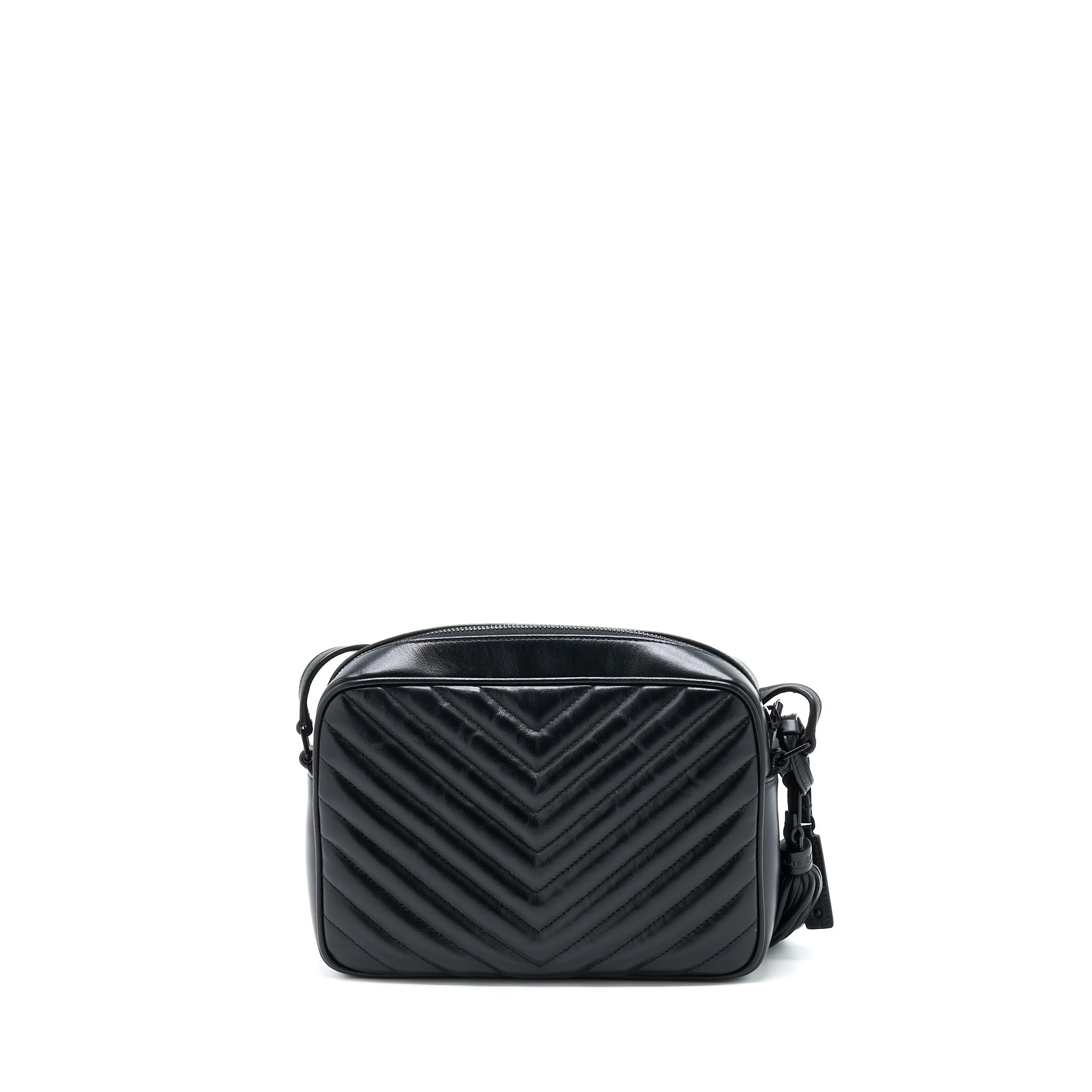 SAINT LAURENT/YSL LOU CAMERA BAG CALFSKIN SO BLACK