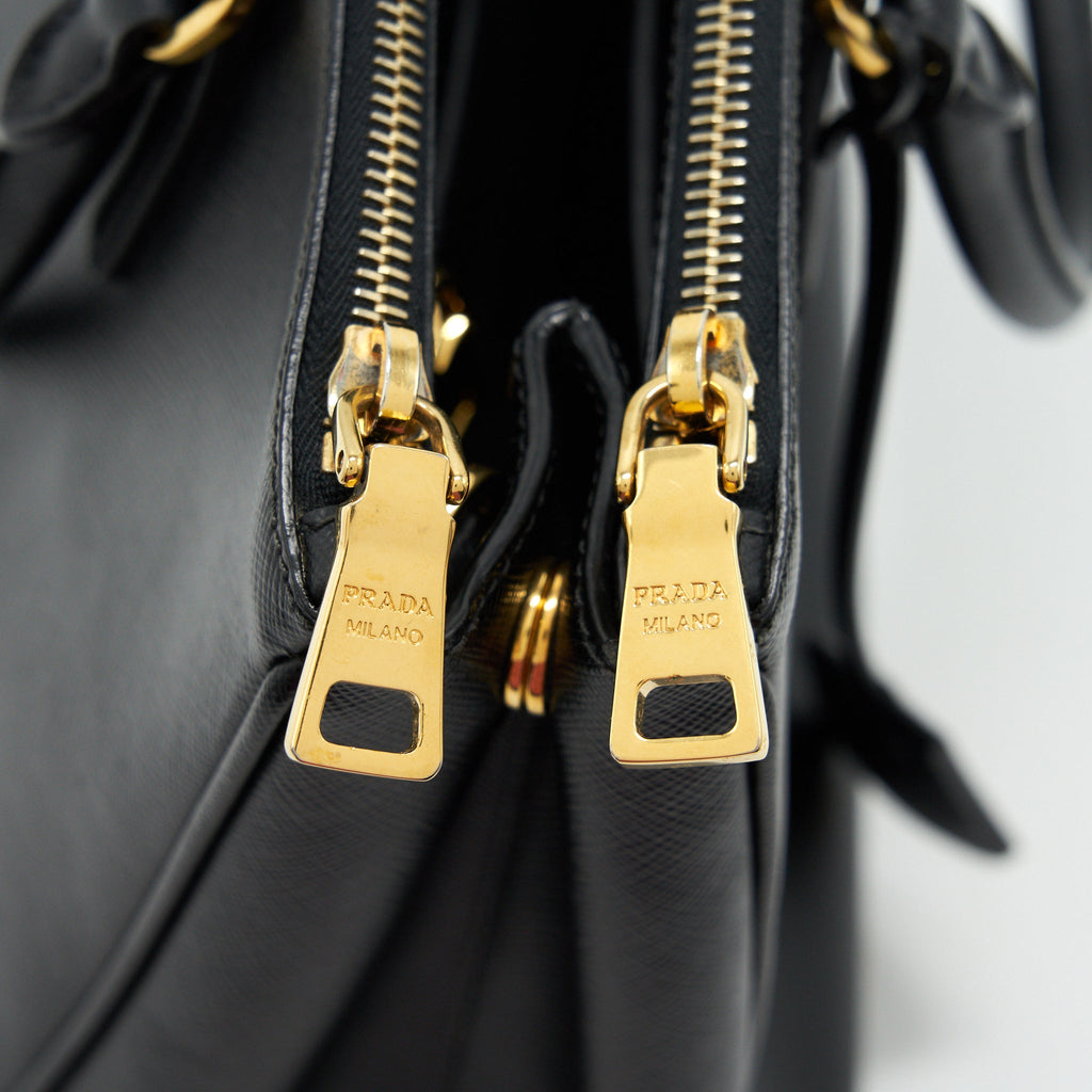 PRADA SAFFIANO TOTE BAG BLACK GHW