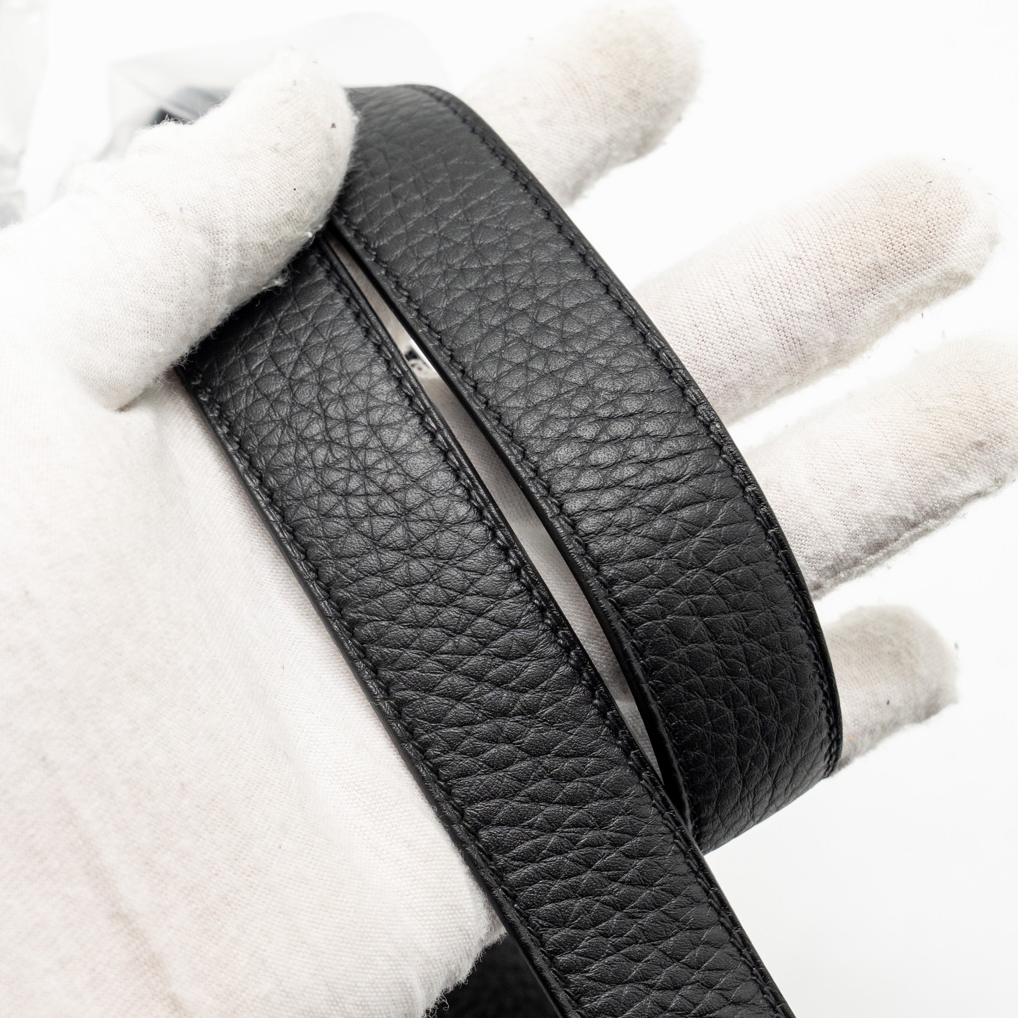 HERMES MINI LINDY II CLEMENCE BLACK SHW