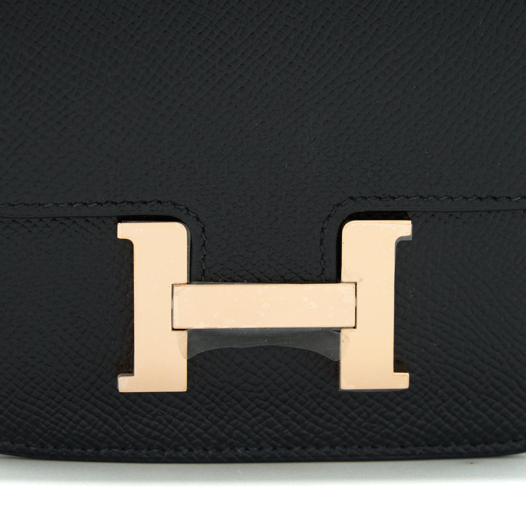 HERMES CONSTANCE SLIM EPSOM BLACK RGHW
