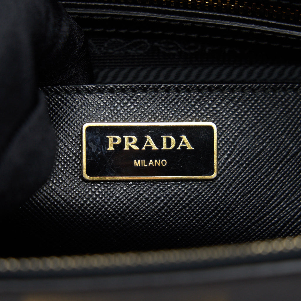 PRADA SAFFIANO TOTE BAG BLACK GHW