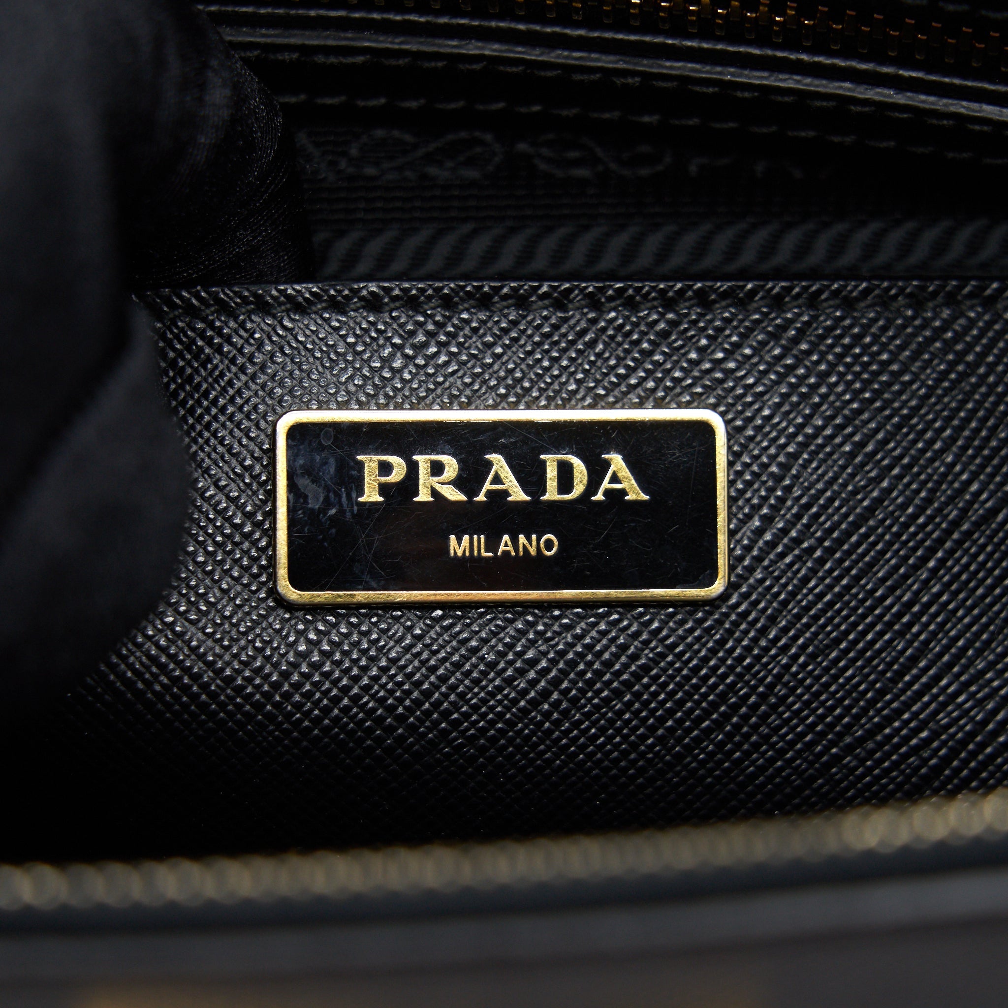PRADA SAFFIANO TOTE BAG BLACK GHW