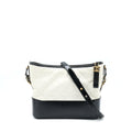 CHANEL LARGE GABRIELLE HOBO BAG WHITE/BLACK MULTICOLOUR HARDWARE